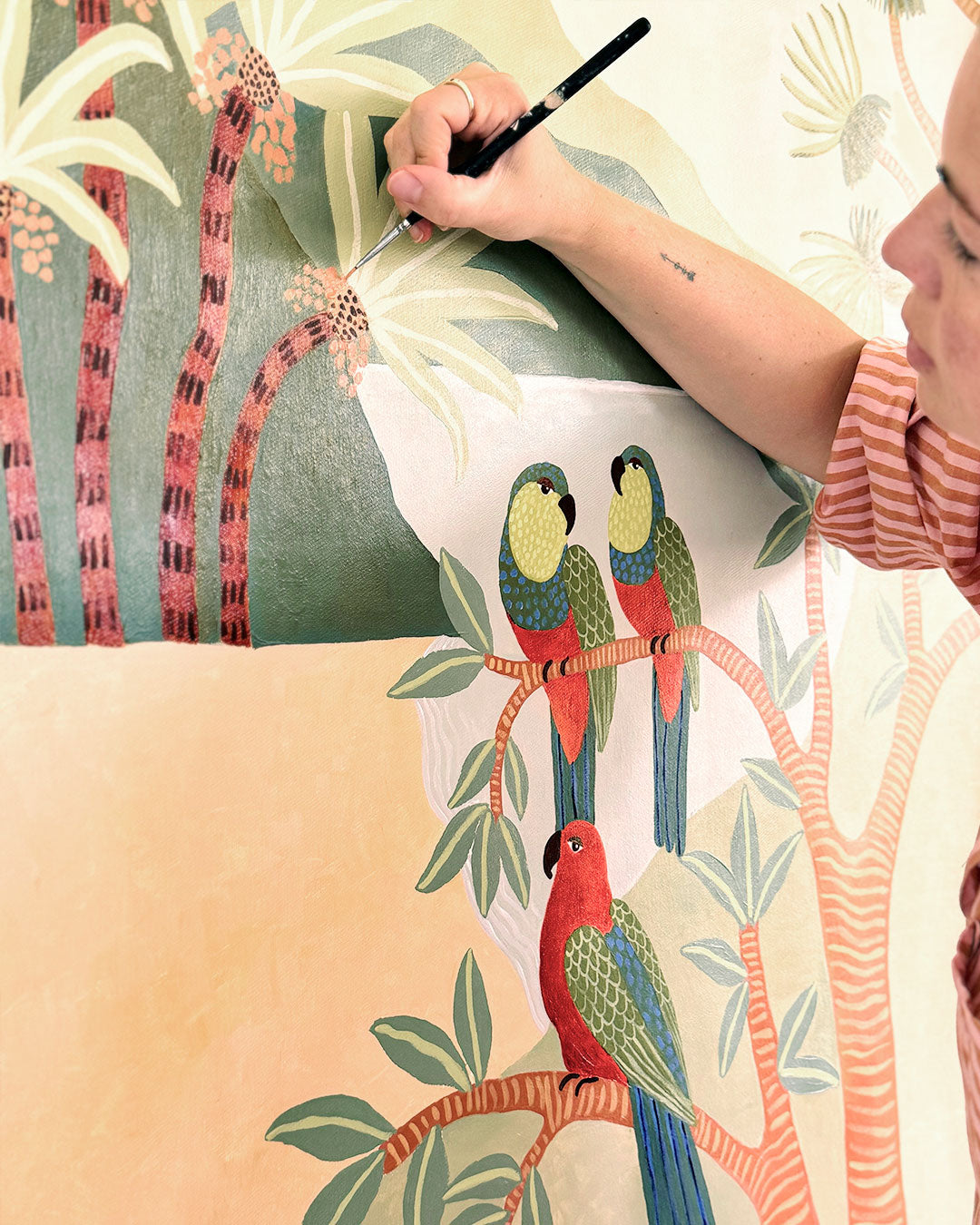 King Parrot Bay Original Painting