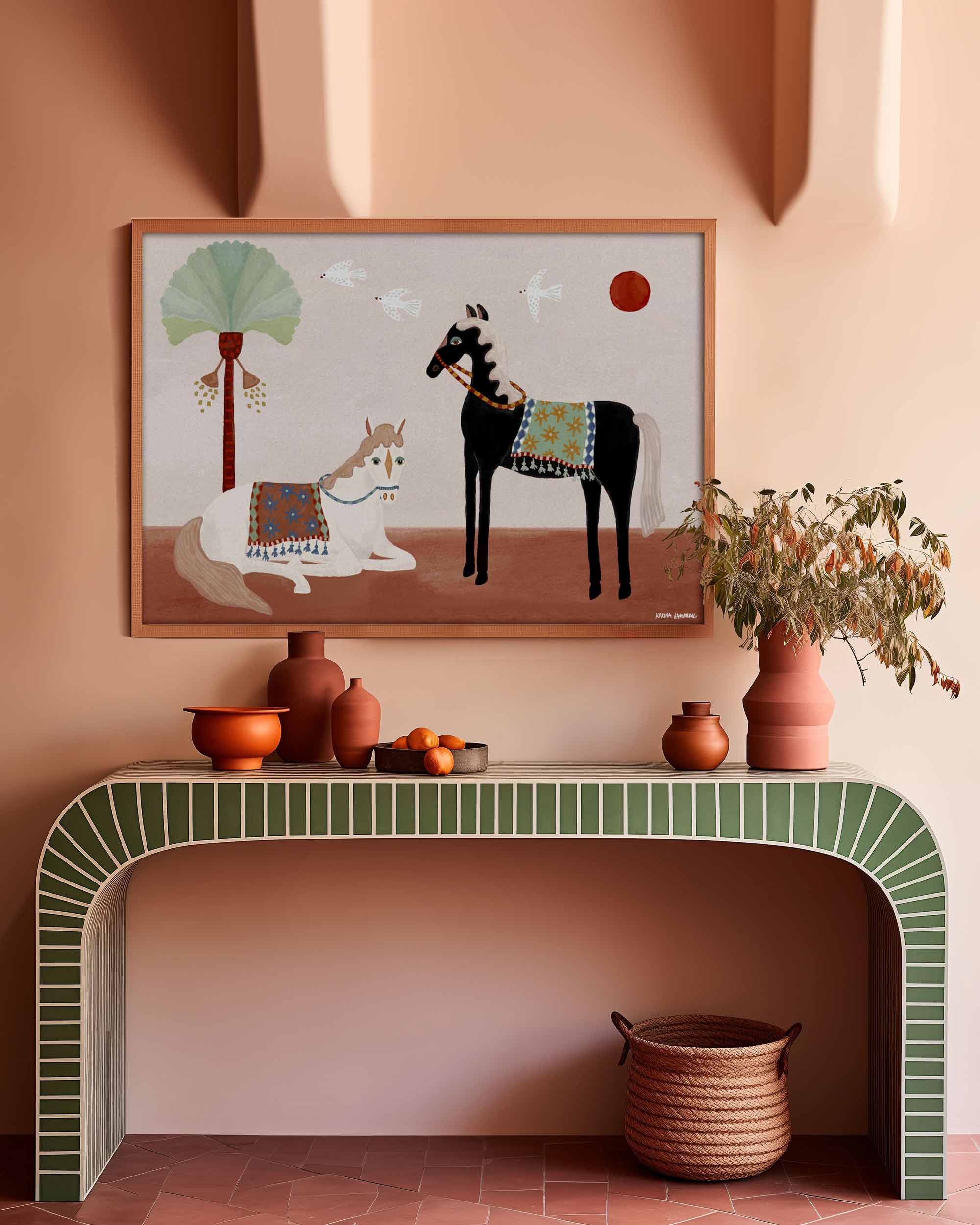 Black Beauty Ranch Fine Art Print