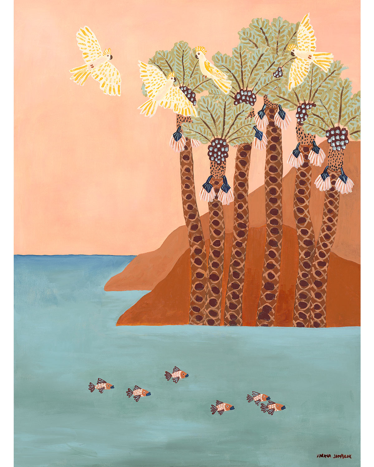 Cockatoo Island Original Painting