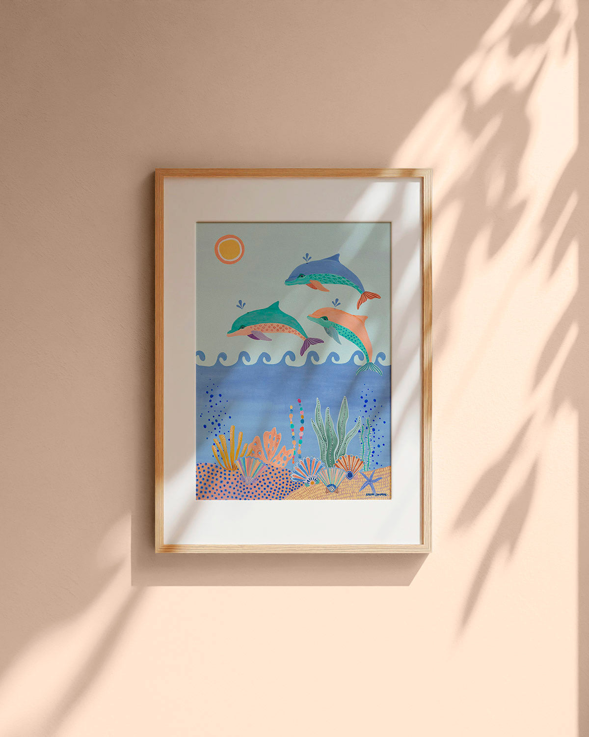 Dolphin Dance Fine Art Print