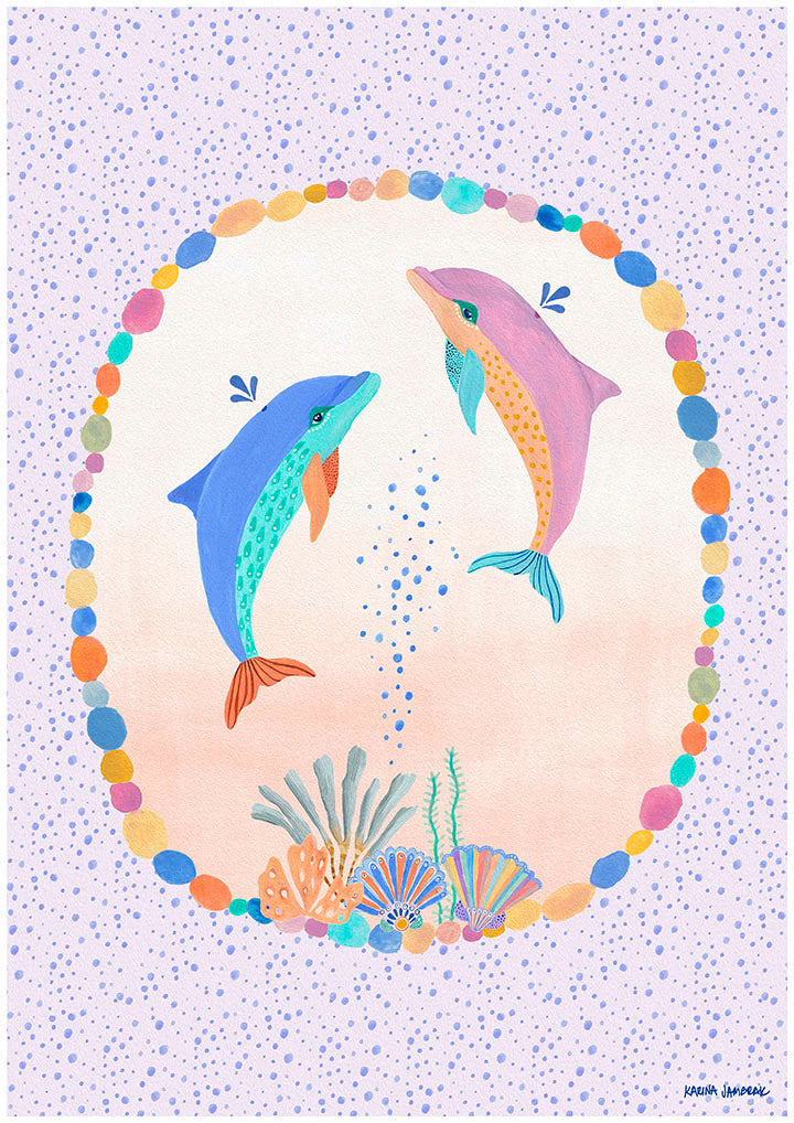 Dolphin Duo Fine Art Print