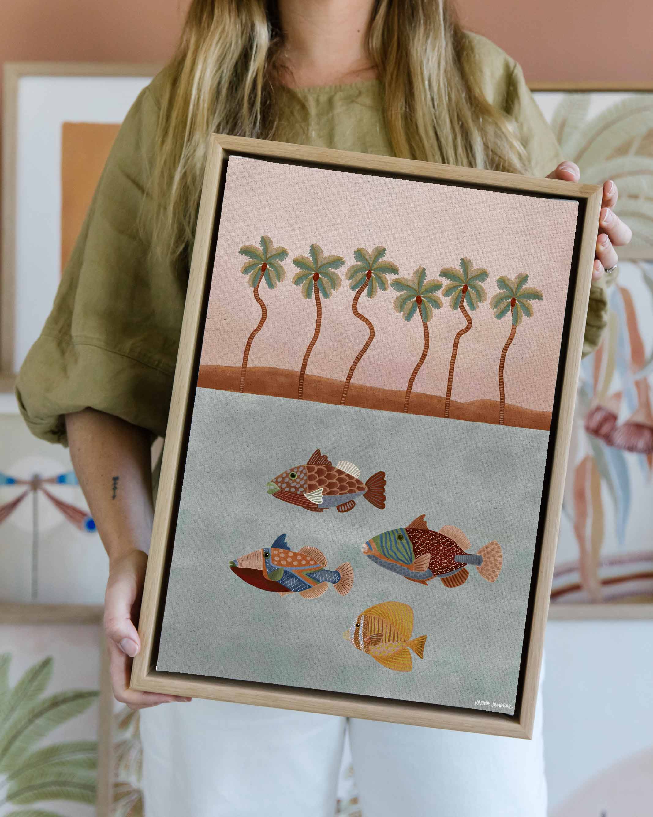 Palmaloma Rainbow Fish Fine Art Print