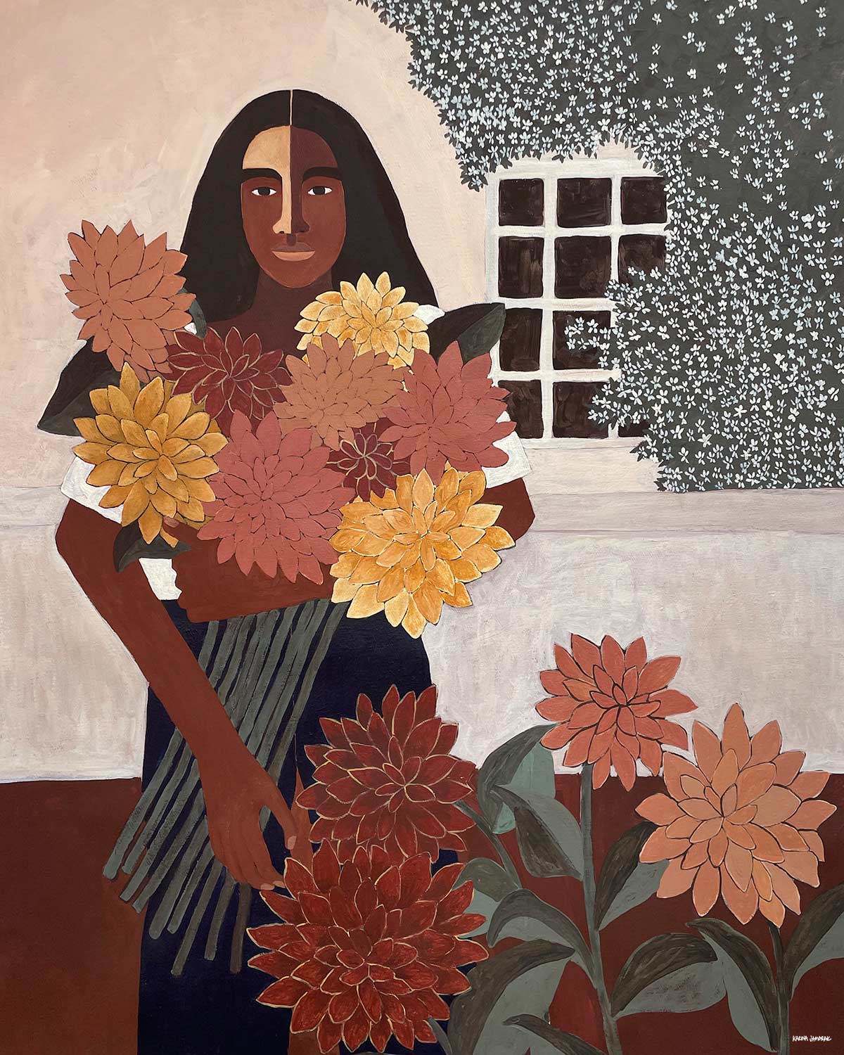 From The King Of The Dahlias Fine Art Print