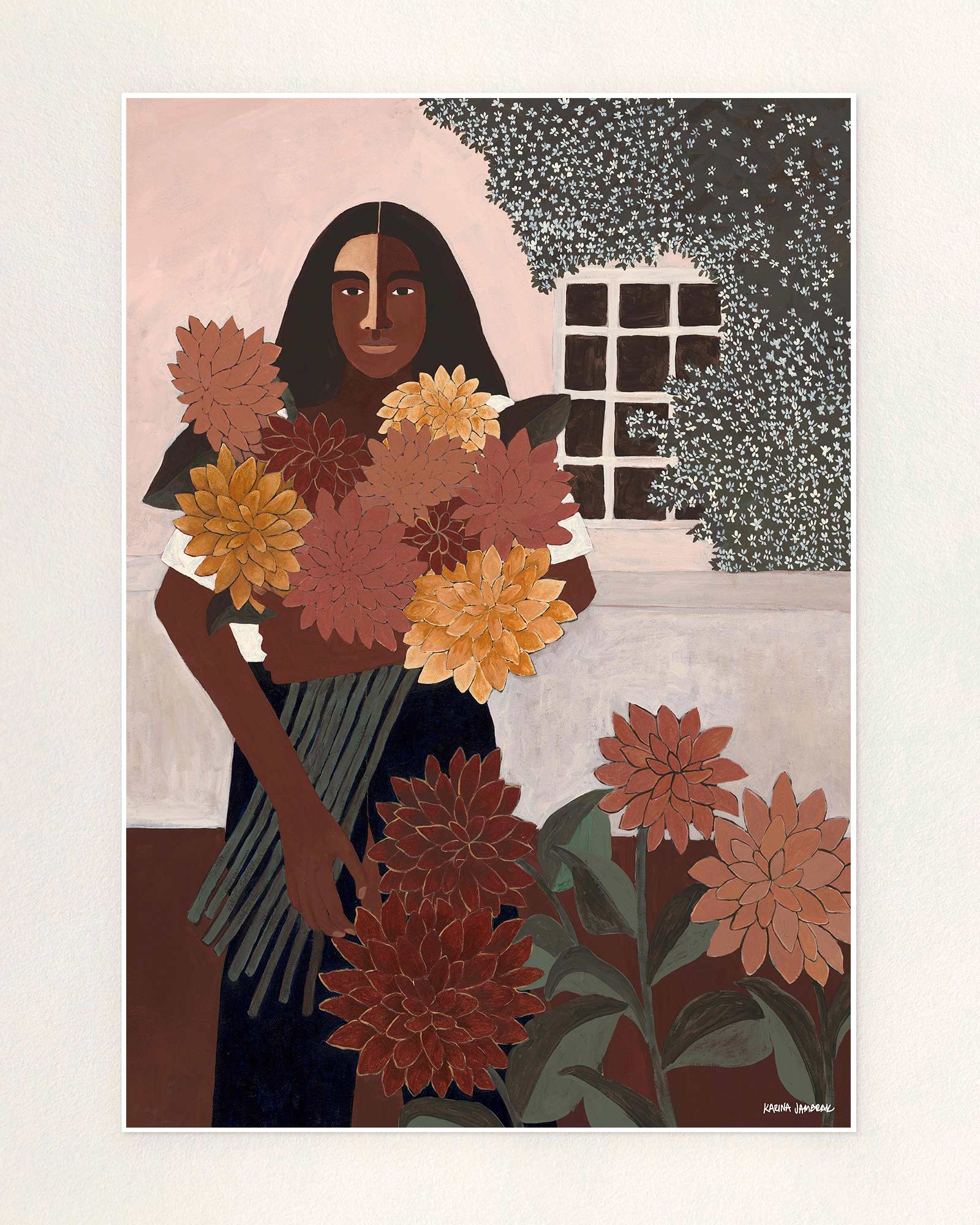 From The King Of The Dahlias Fine Art Print