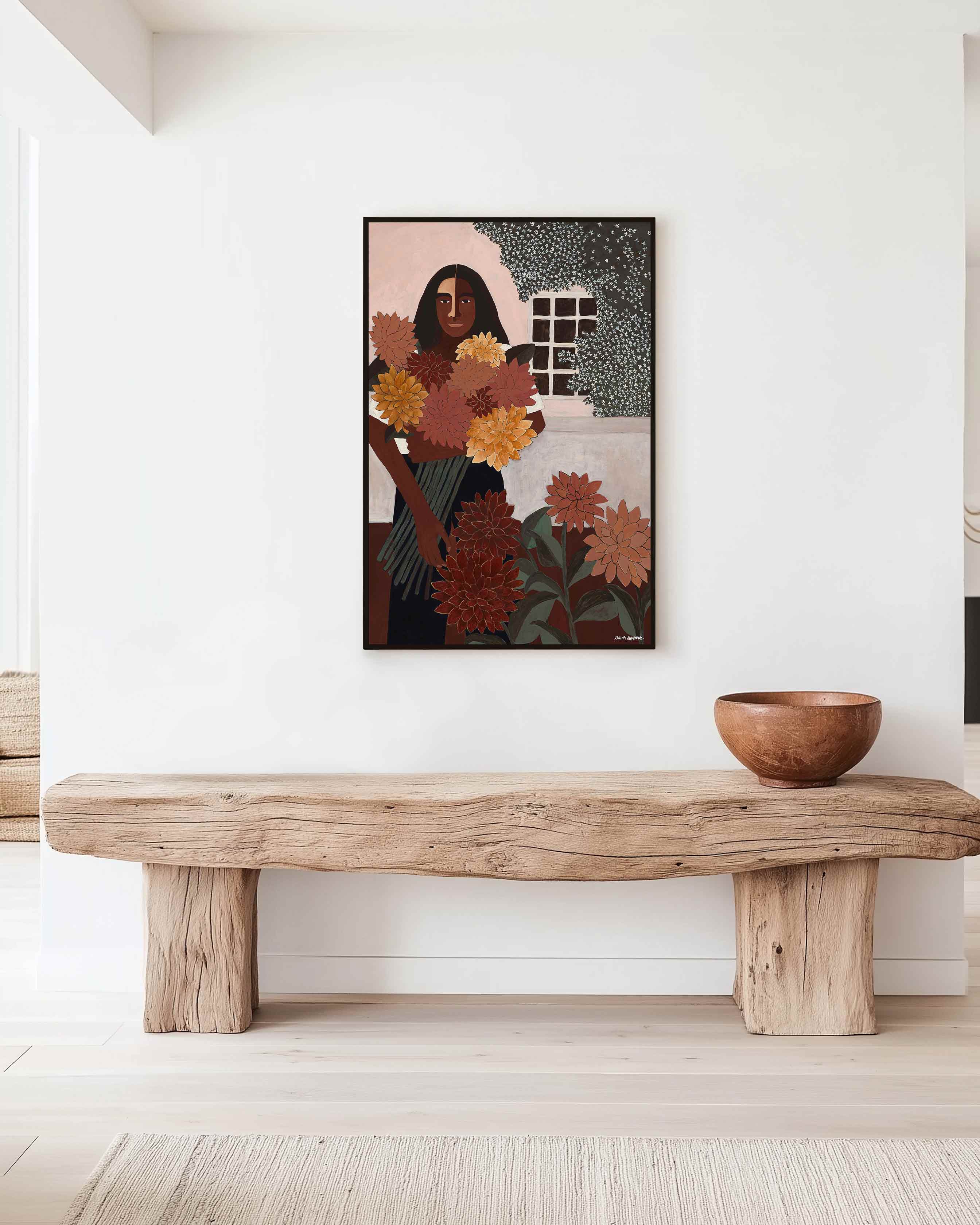 From The King Of The Dahlias Fine Art Print