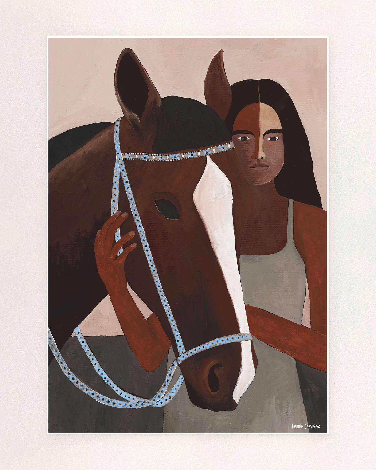 Horse Friend Fine Art Print