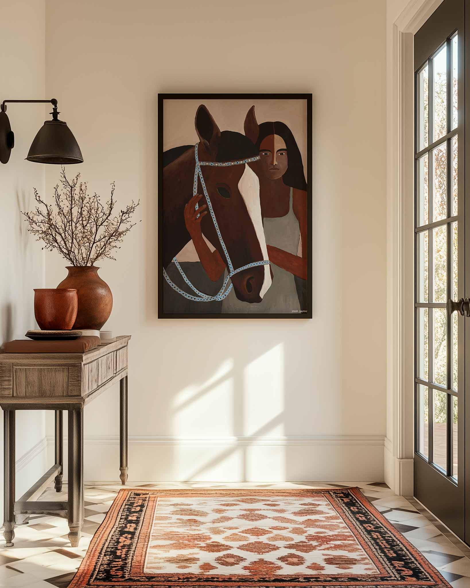 Horse Friend Fine Art Print