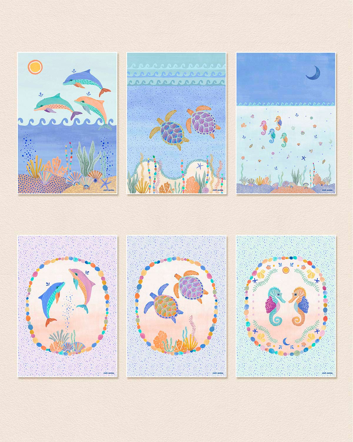 Seahorse Sweethearts Fine Art Print