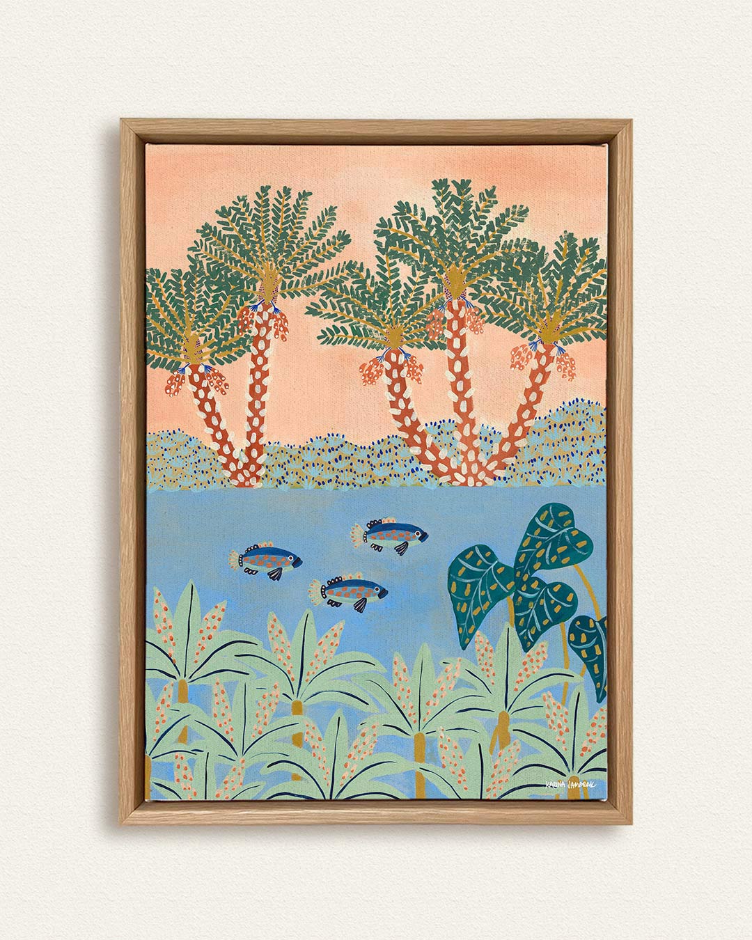 Vibrant Cove Fine Art Print