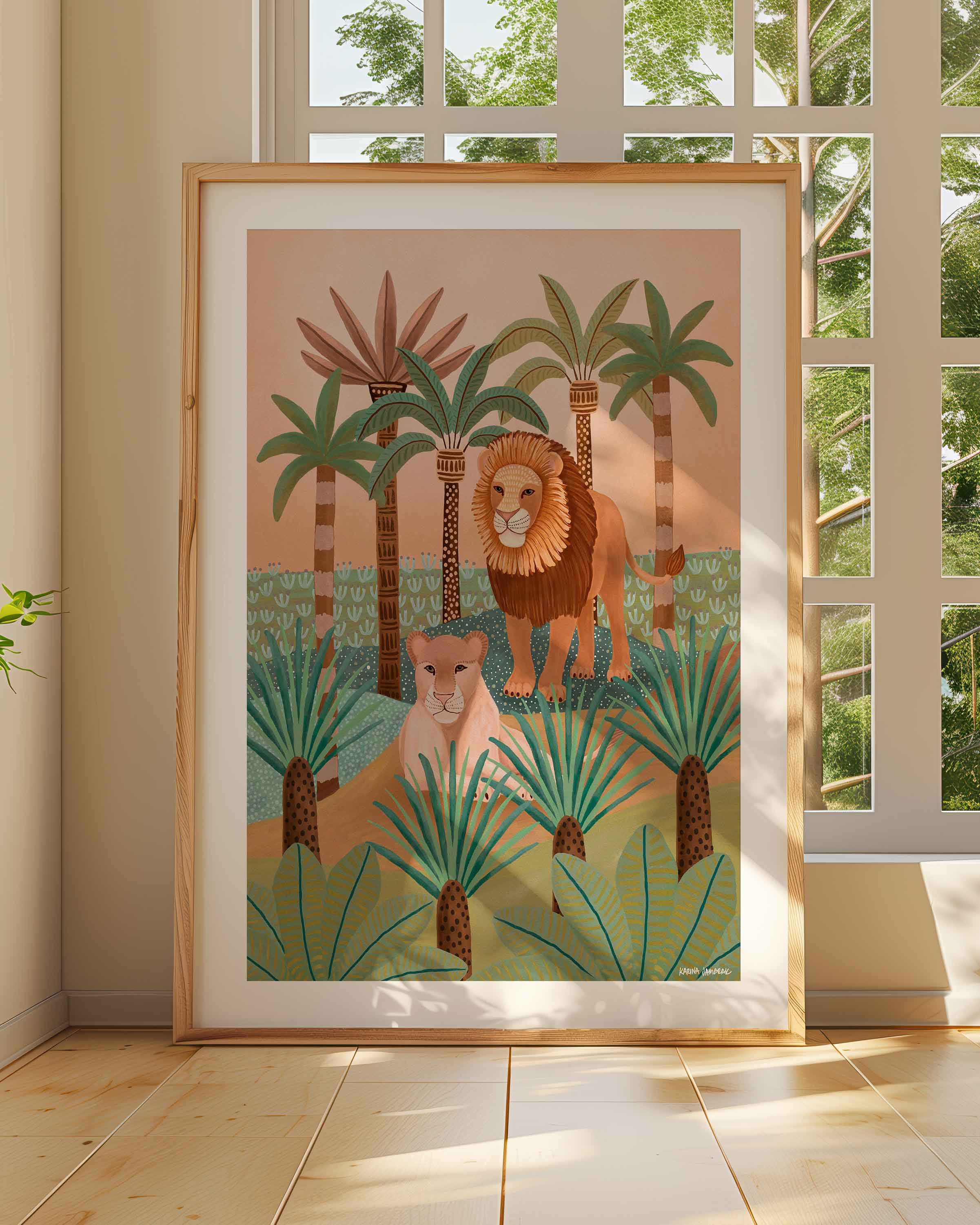 Lion Lookout Fine Art Print