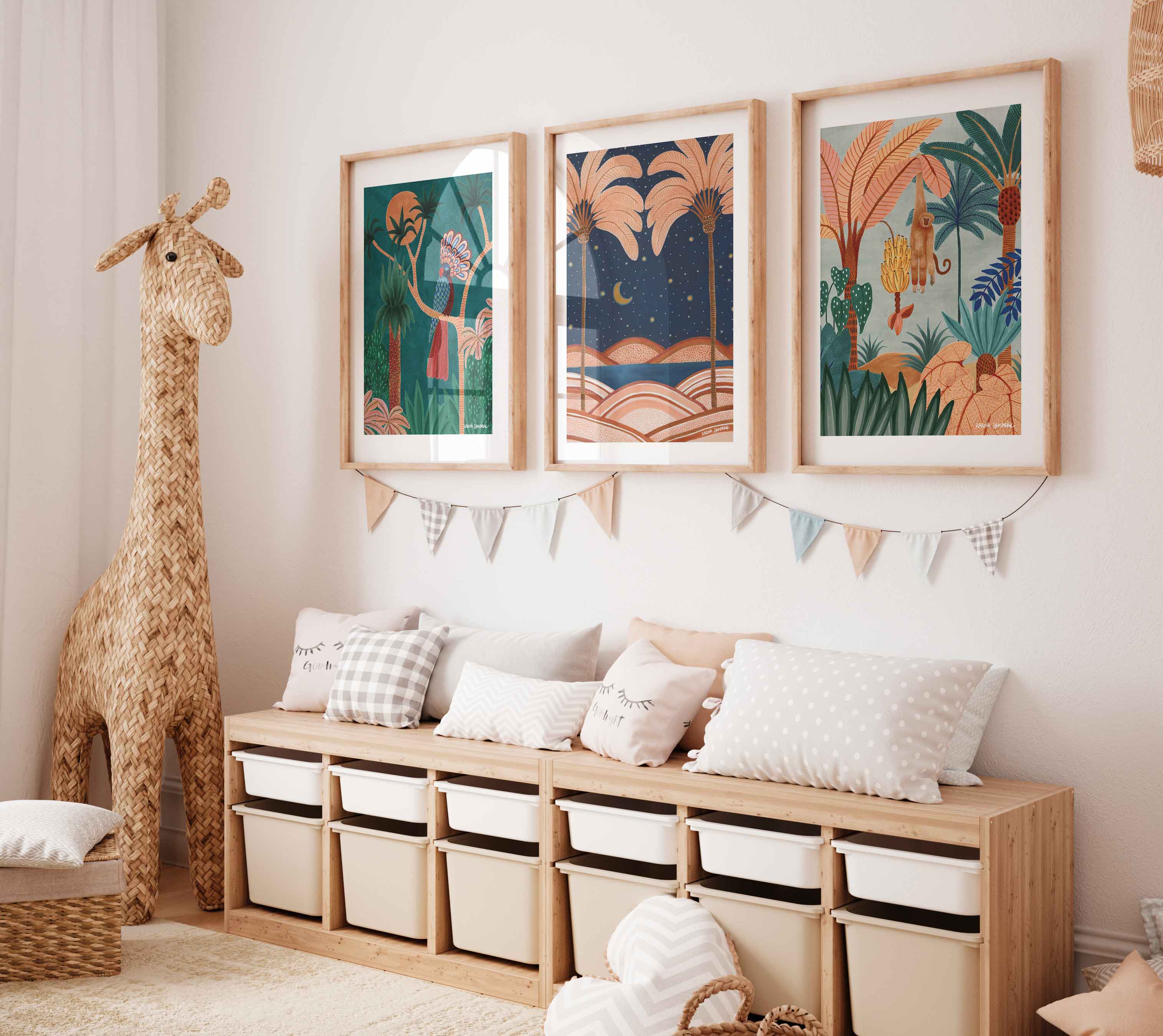 Banana Palm Days Fine Art Print