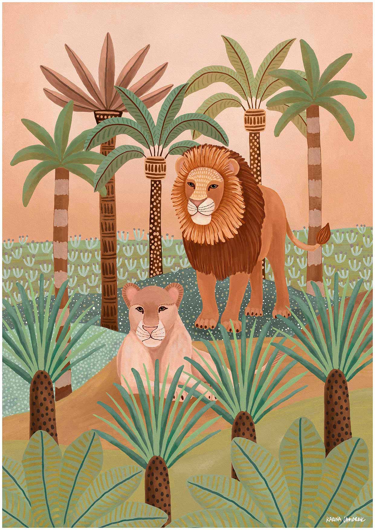 Lion Lookout Fine Art Print