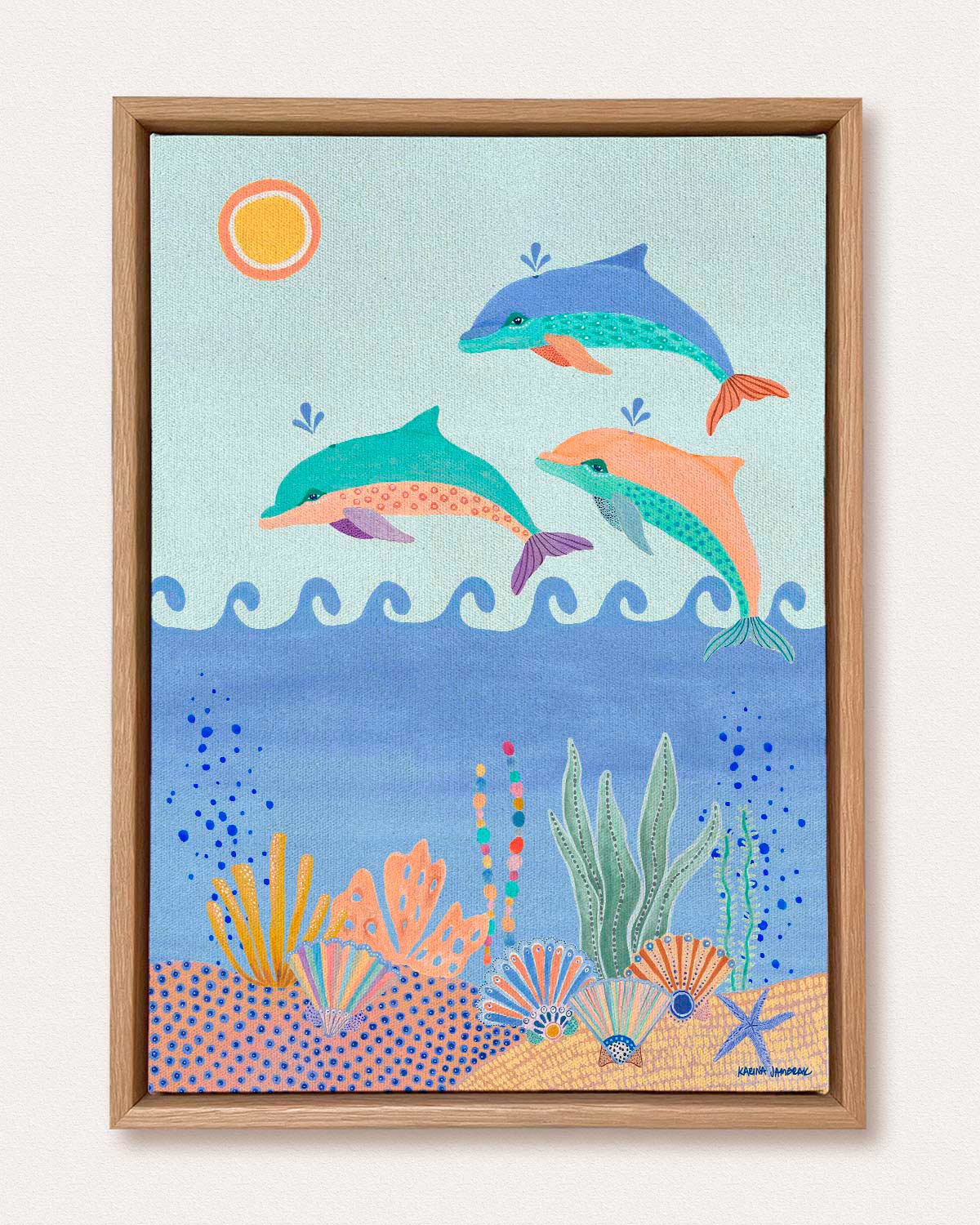 Dolphin Dance Fine Art Print