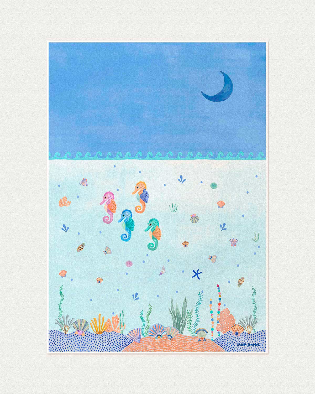 Seahorse Family Fine Art Print