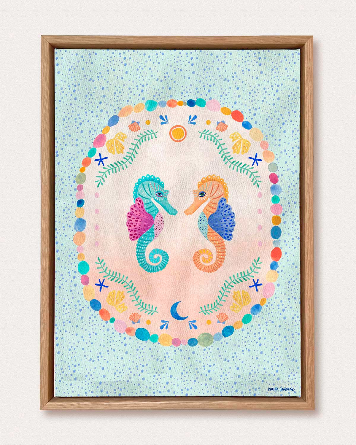 Seahorse Sweethearts Fine Art Print