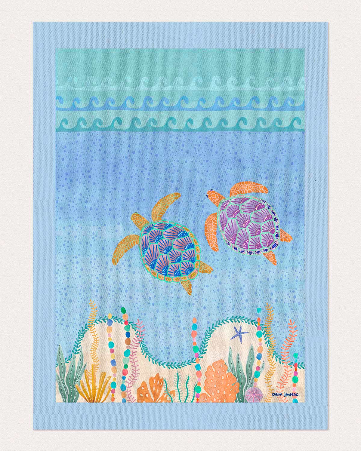Turtle Journey Fine Art Print