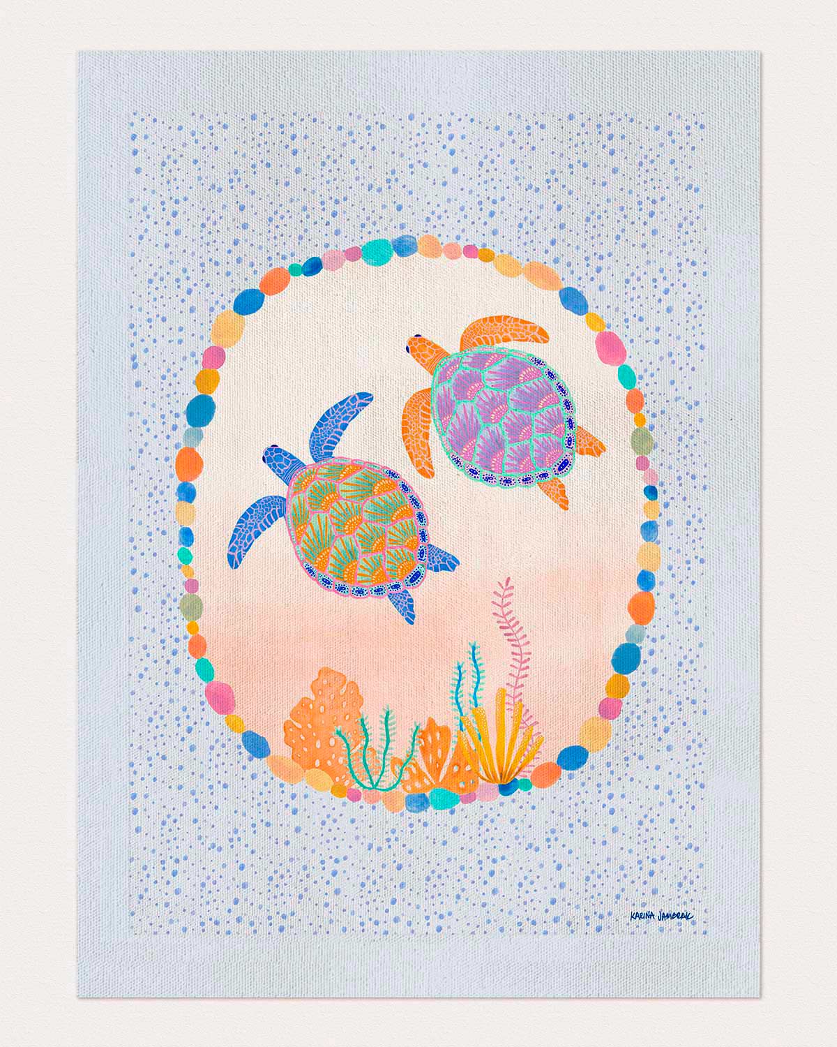 Turtle Pair Fine Art Print