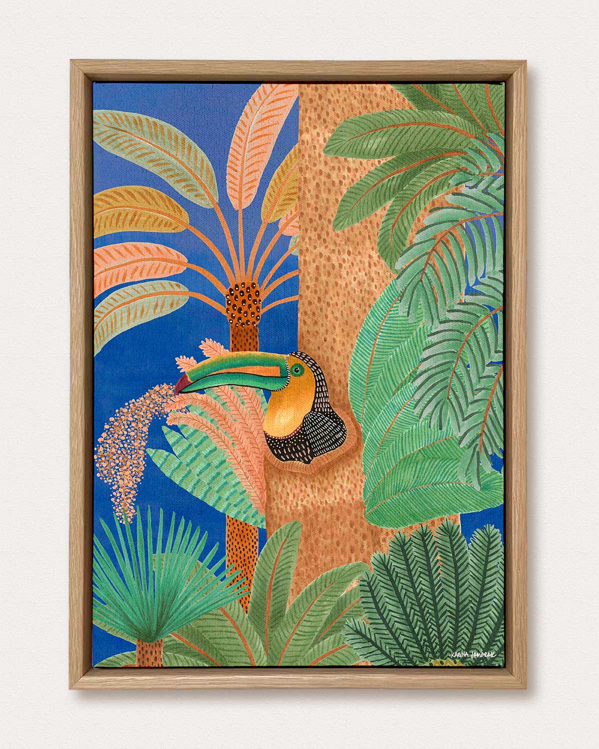 Moonlight Goodnight Toucan Fine Art Print