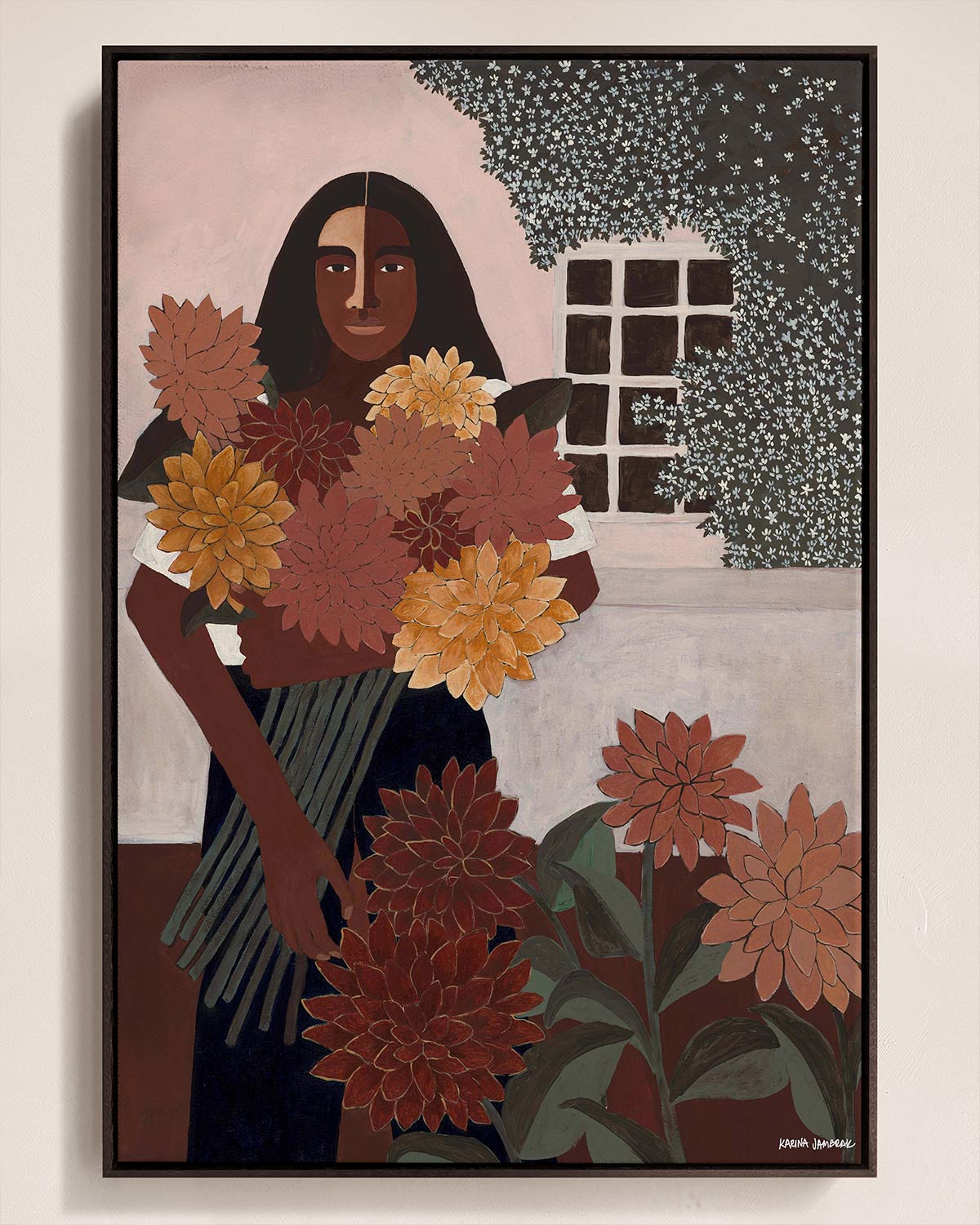 From The King Of The Dahlias Fine Art Print