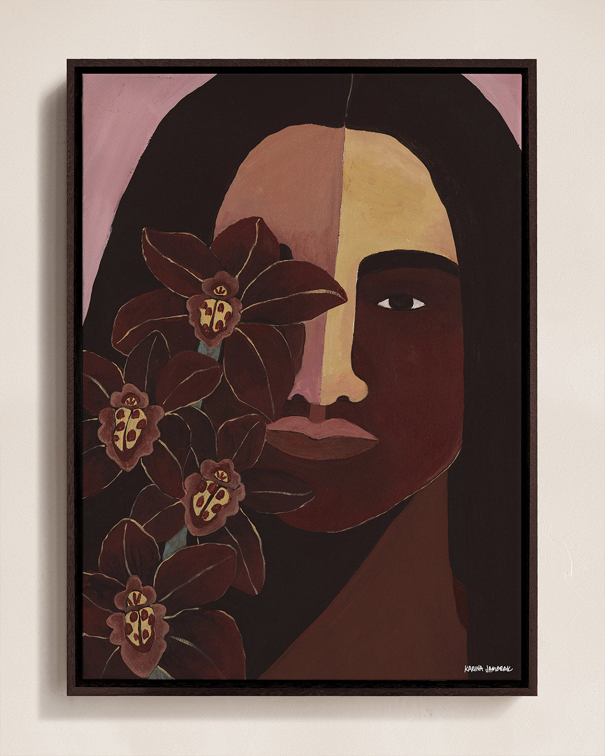 Orchid Eyes Fine Art Print