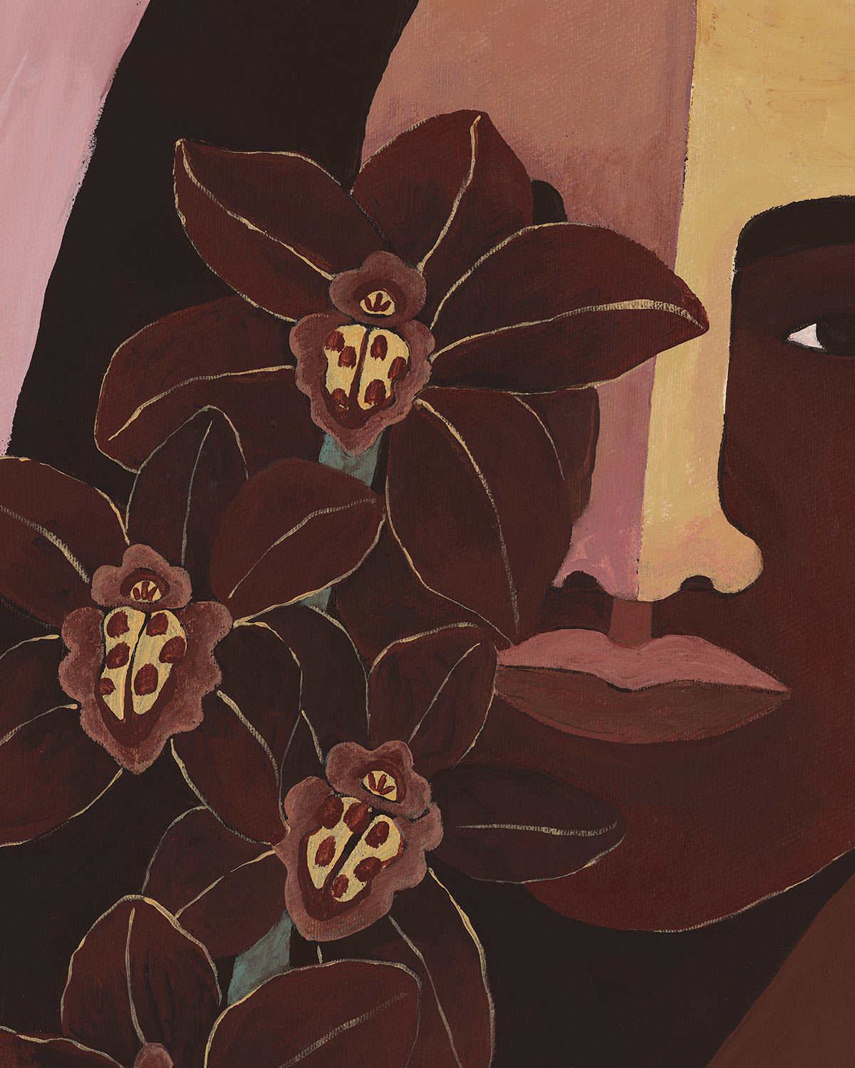 Orchid Eyes Fine Art Print
