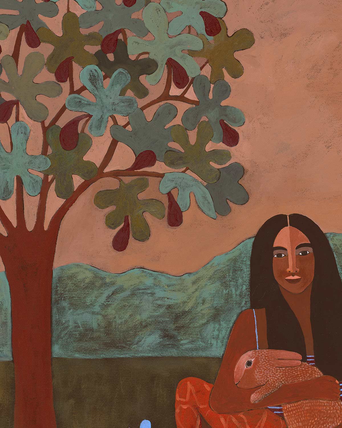 Under The Fig Tree Fine Art Print