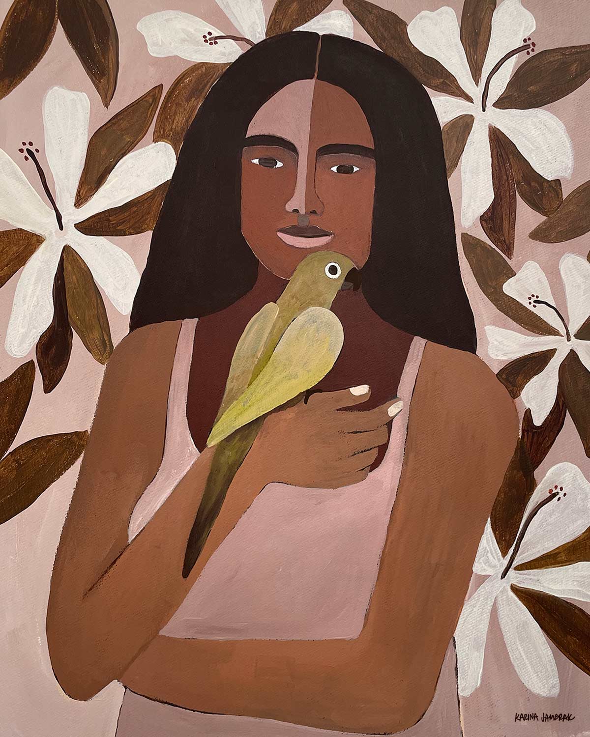 Parrot Friend Fine Art Print