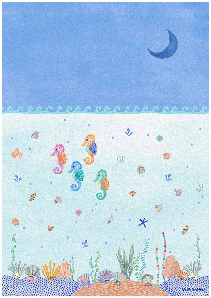 Seahorse Family Fine Art Print