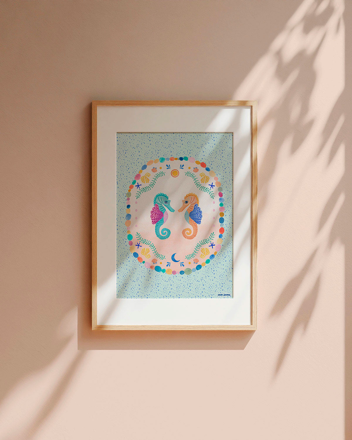 Seahorse Sweethearts Fine Art Print