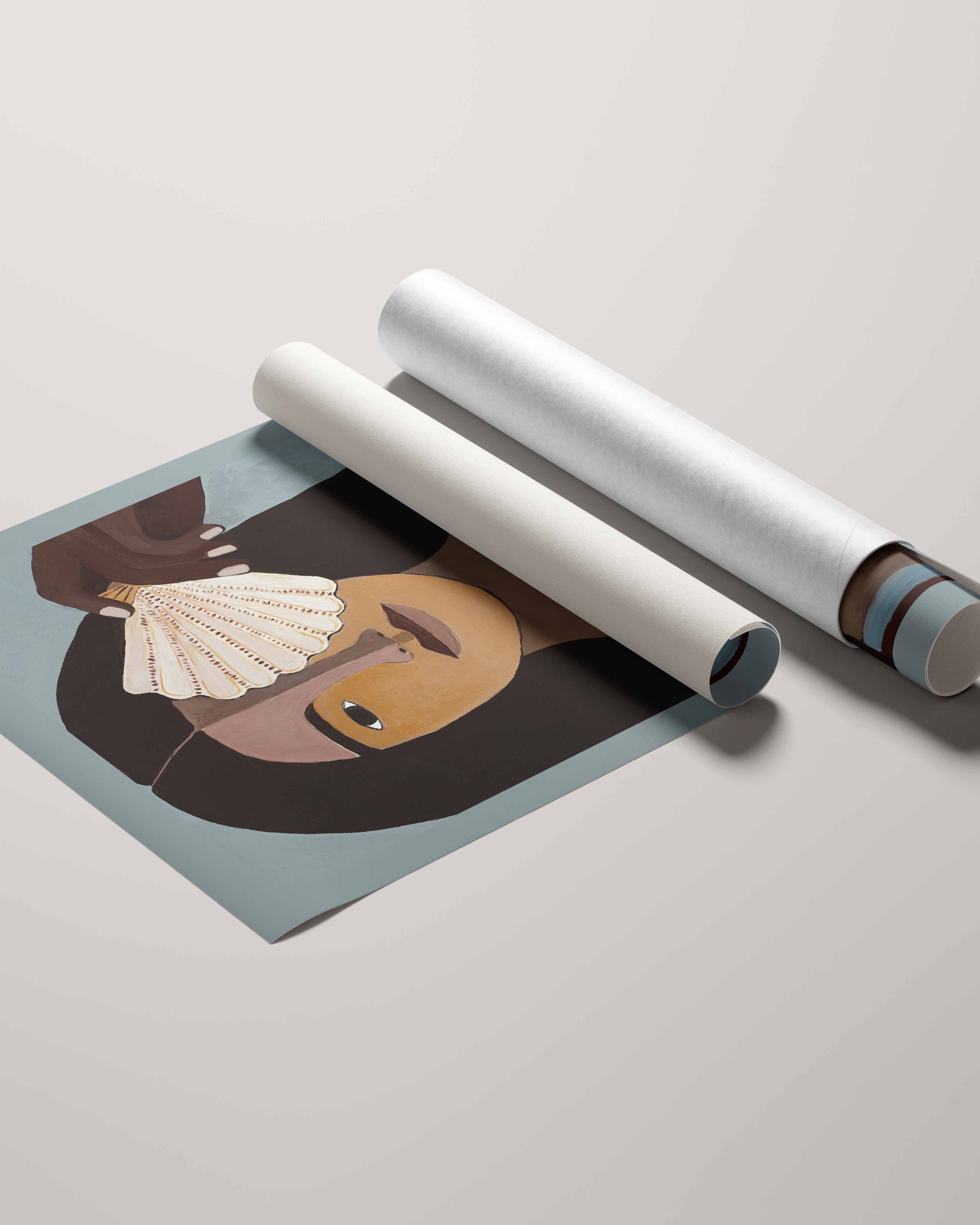 Shell Collector Fine Art Print