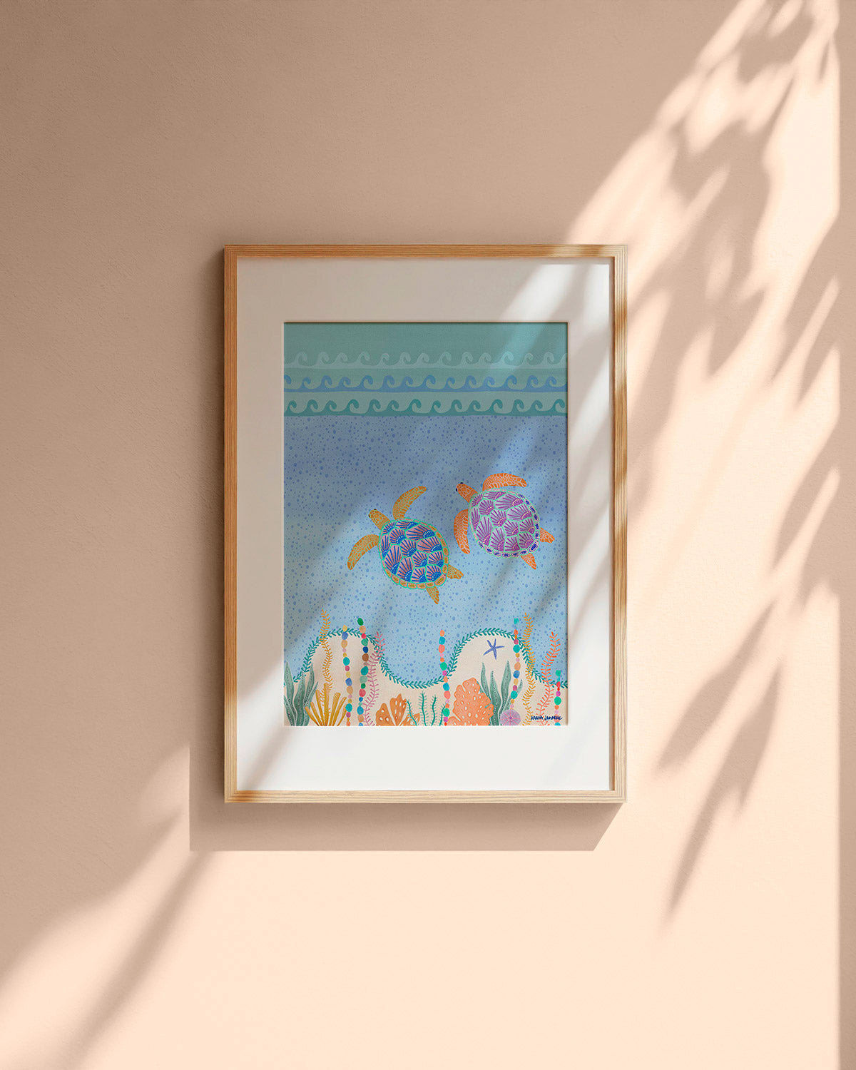 Turtle Journey Fine Art Print