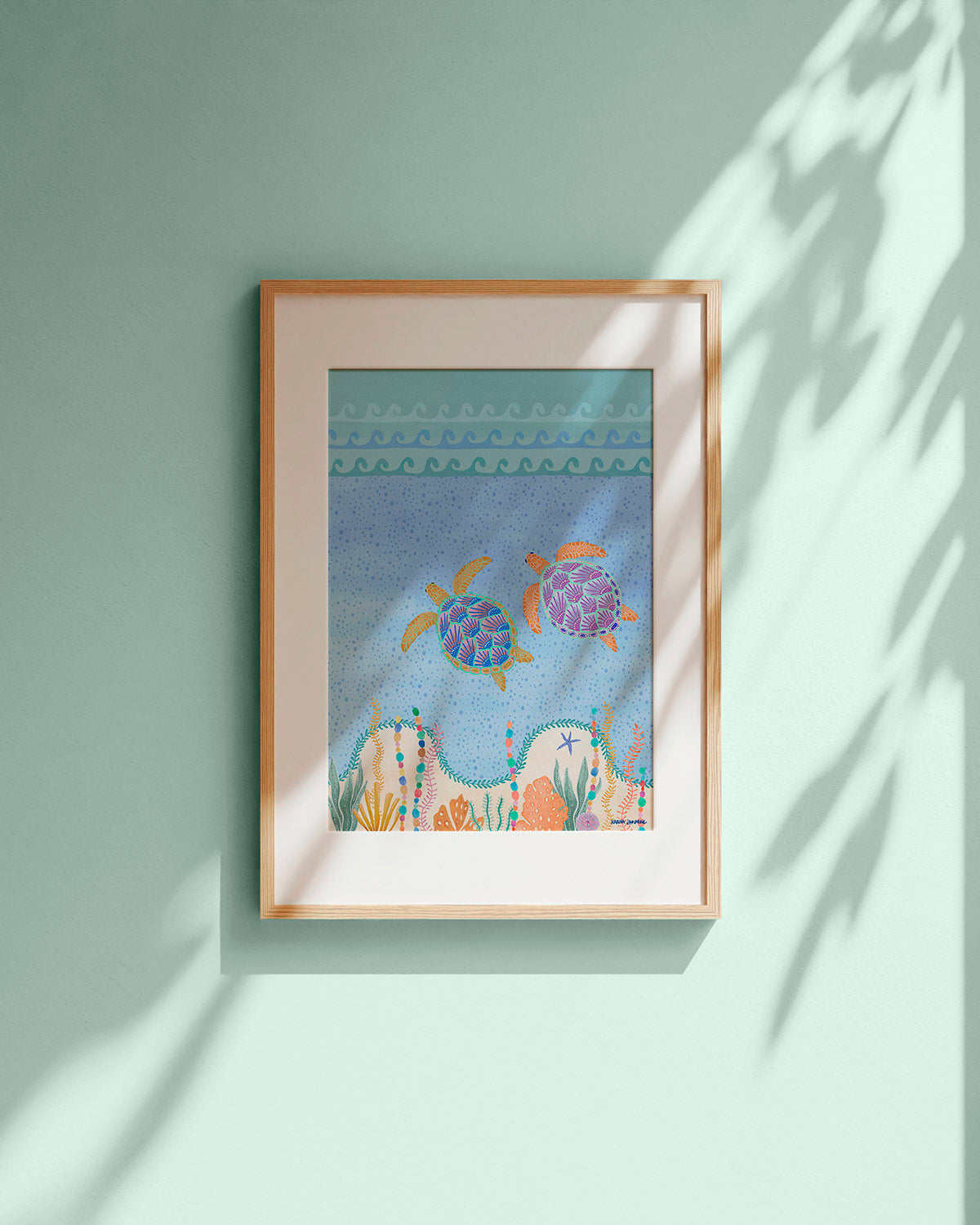 Turtle Journey Fine Art Print
