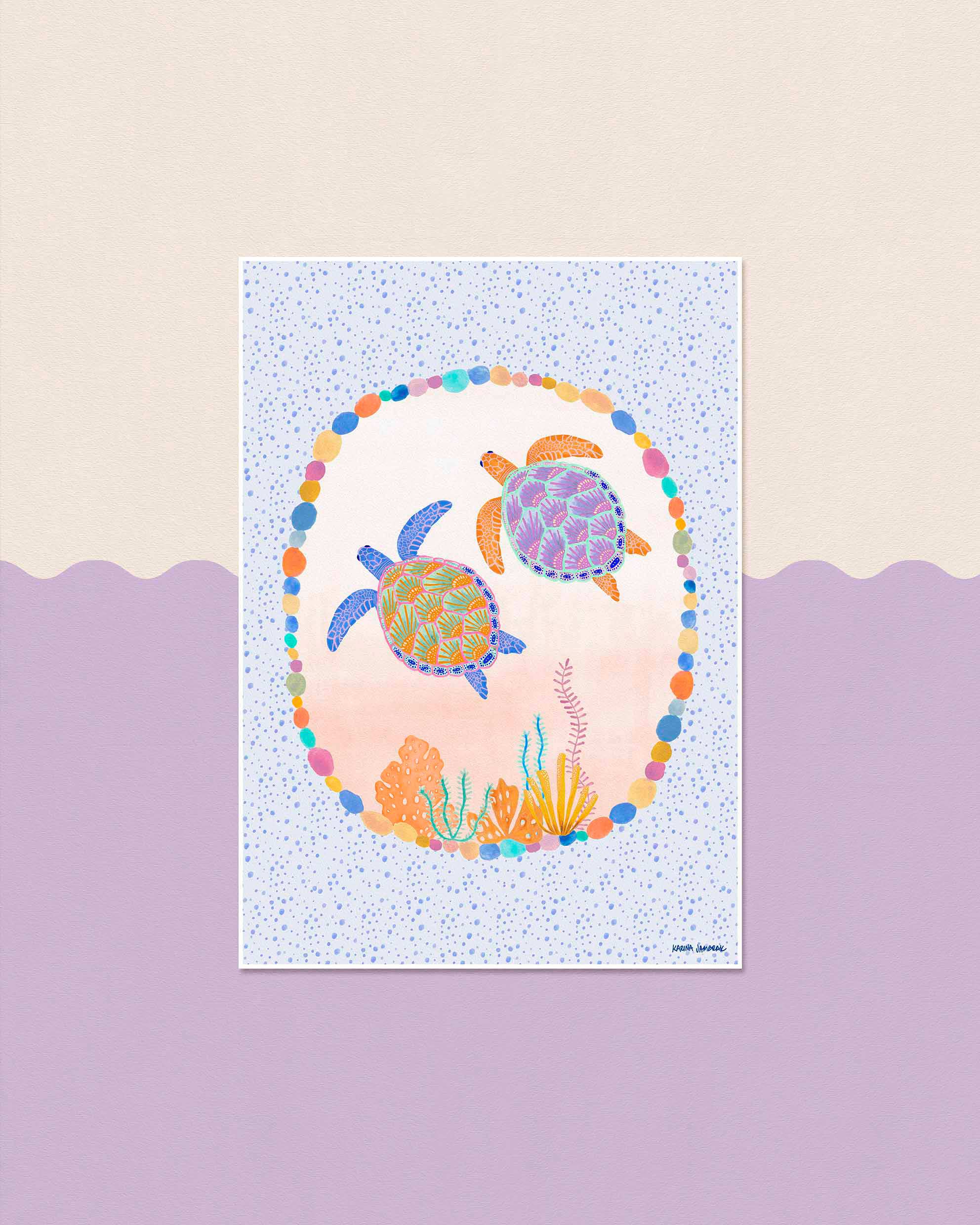 Turtle Pair Fine Art Print