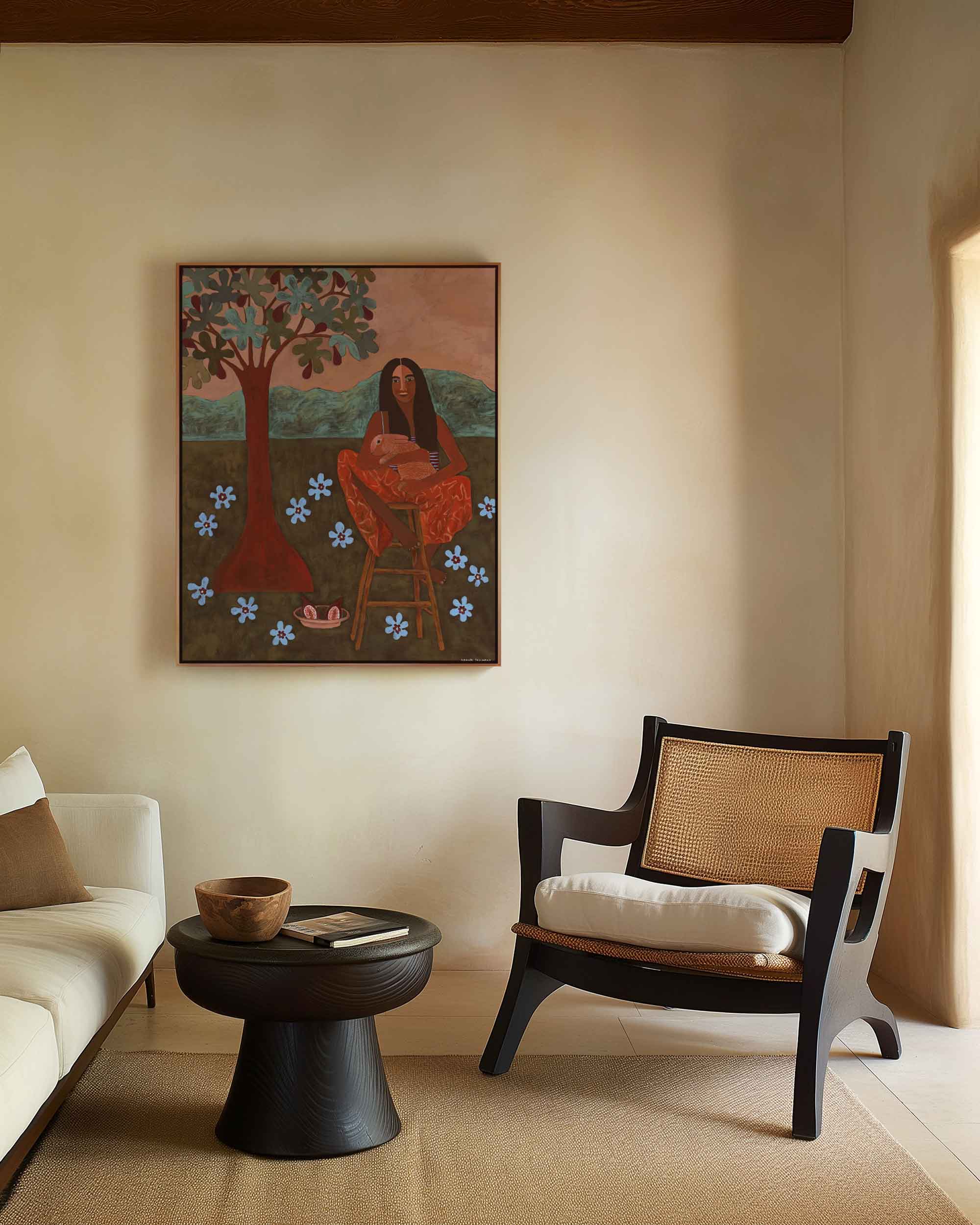 Under The Fig Tree Fine Art Print