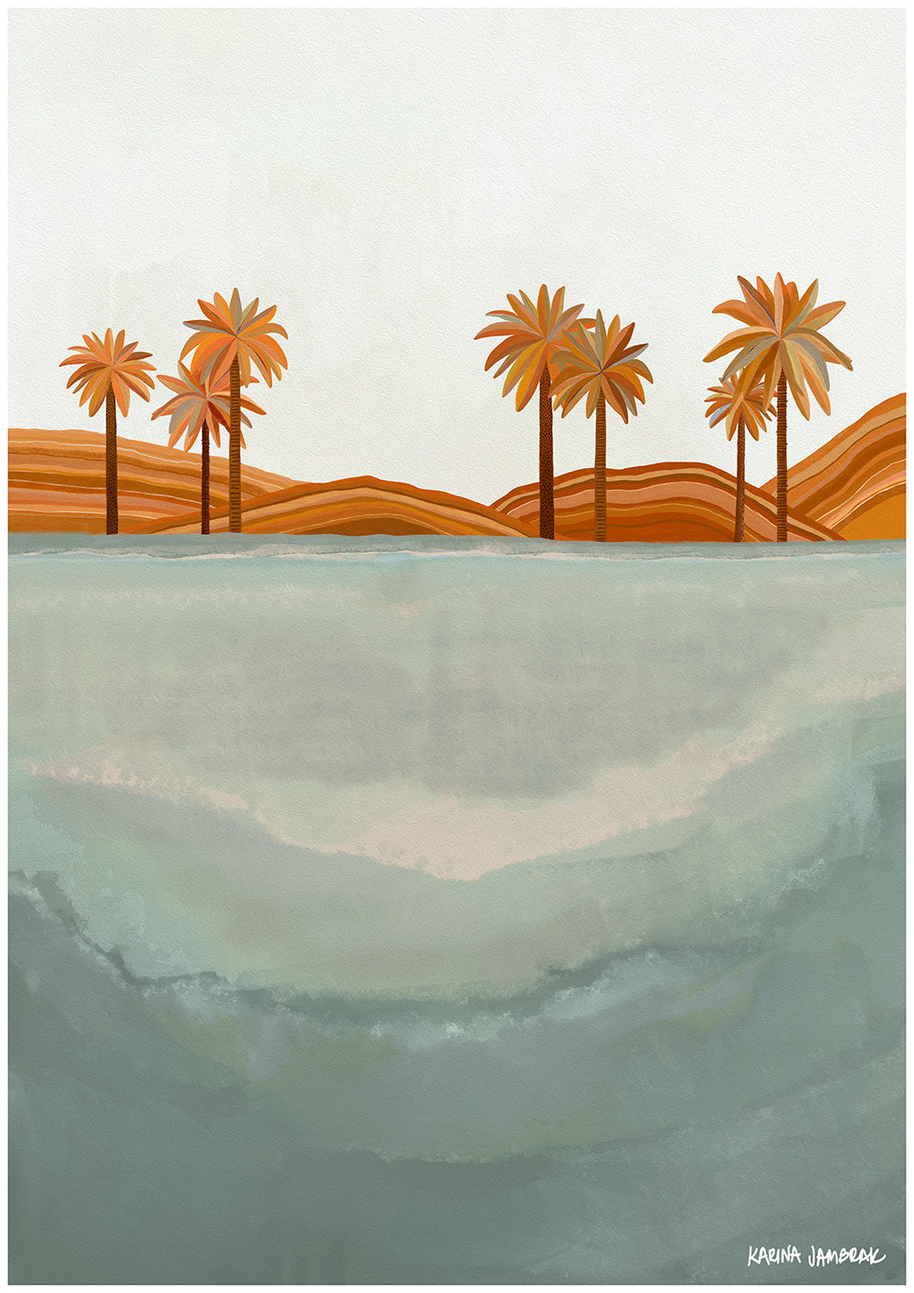 Shoreline Horizon Fine Art Print