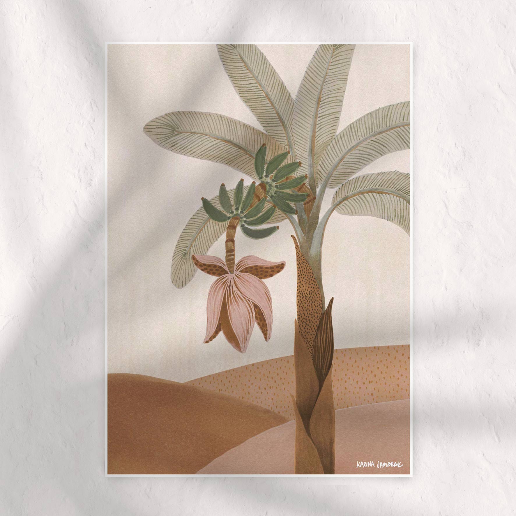 Banana Flower Fine Art Print