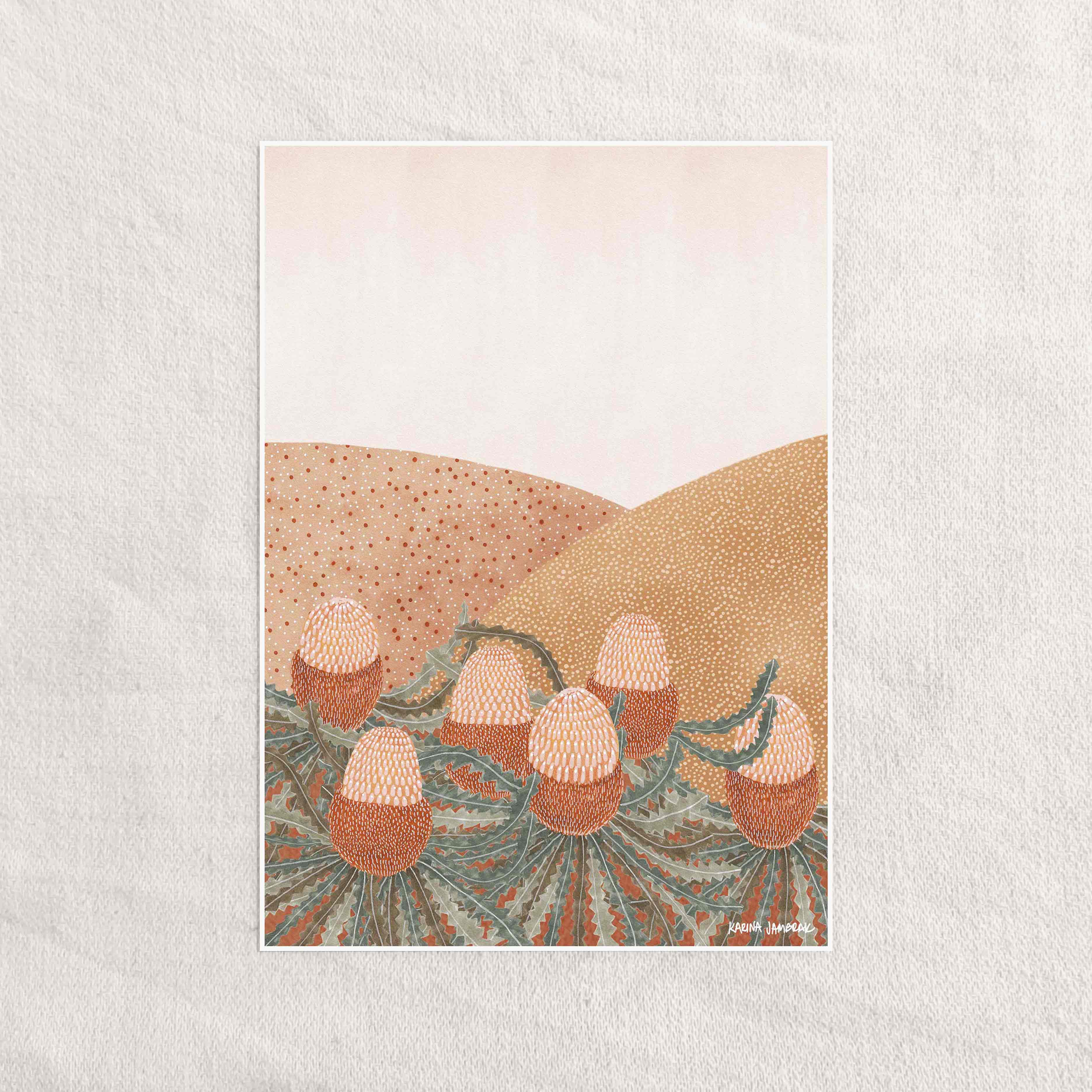 Banksia Mountain Fine Art Print