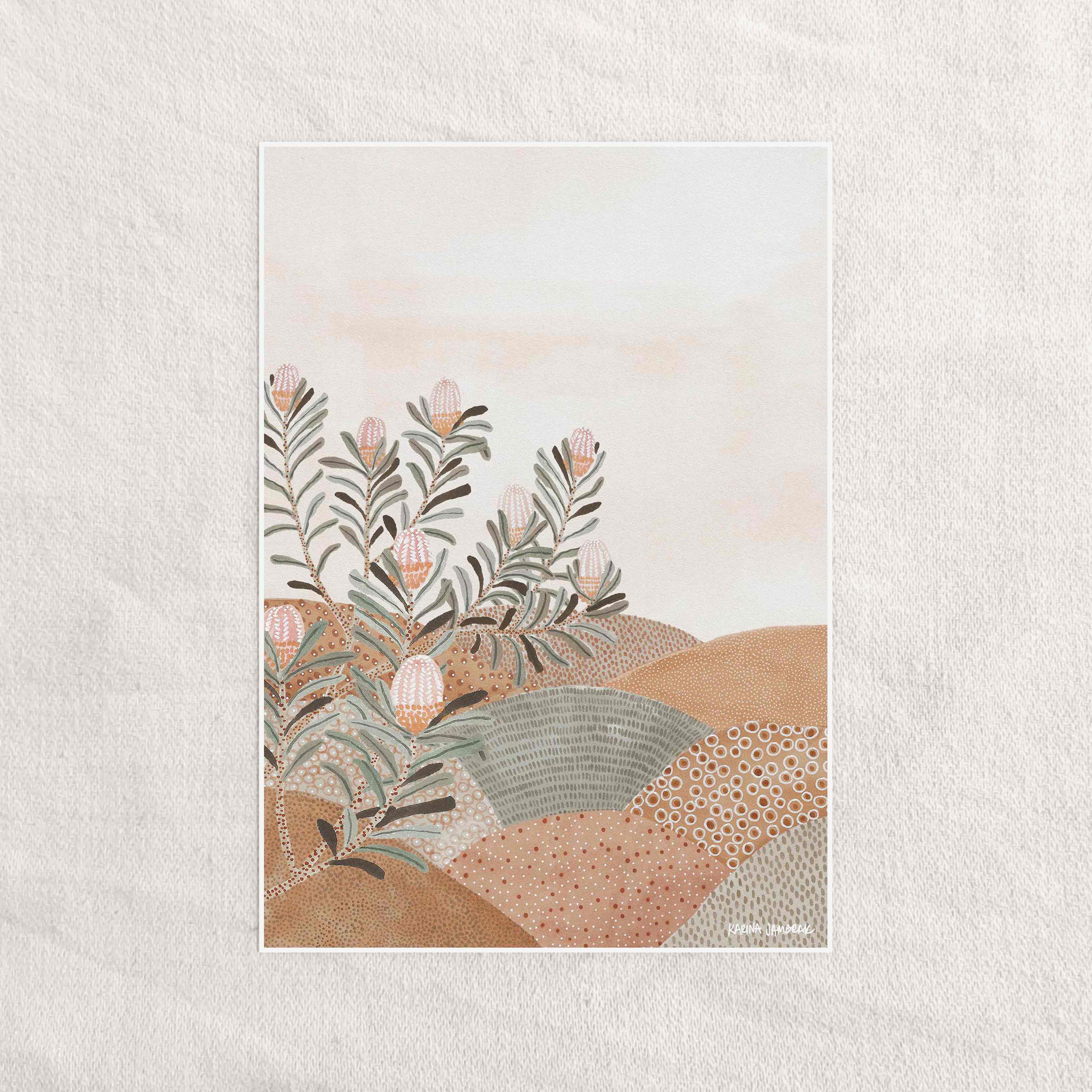 Banksia Vista Fine Art Print