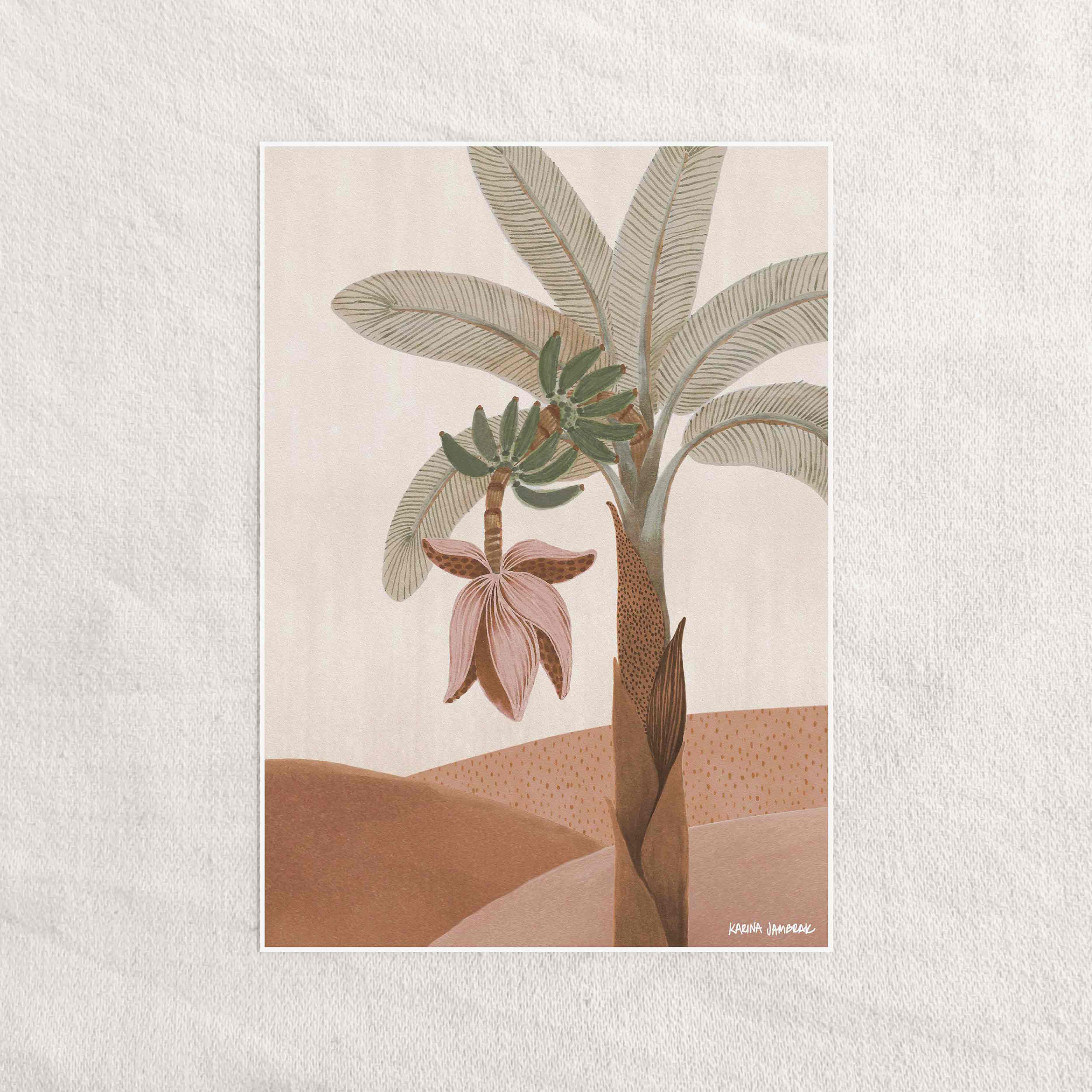 Banana Flower Fine Art Print