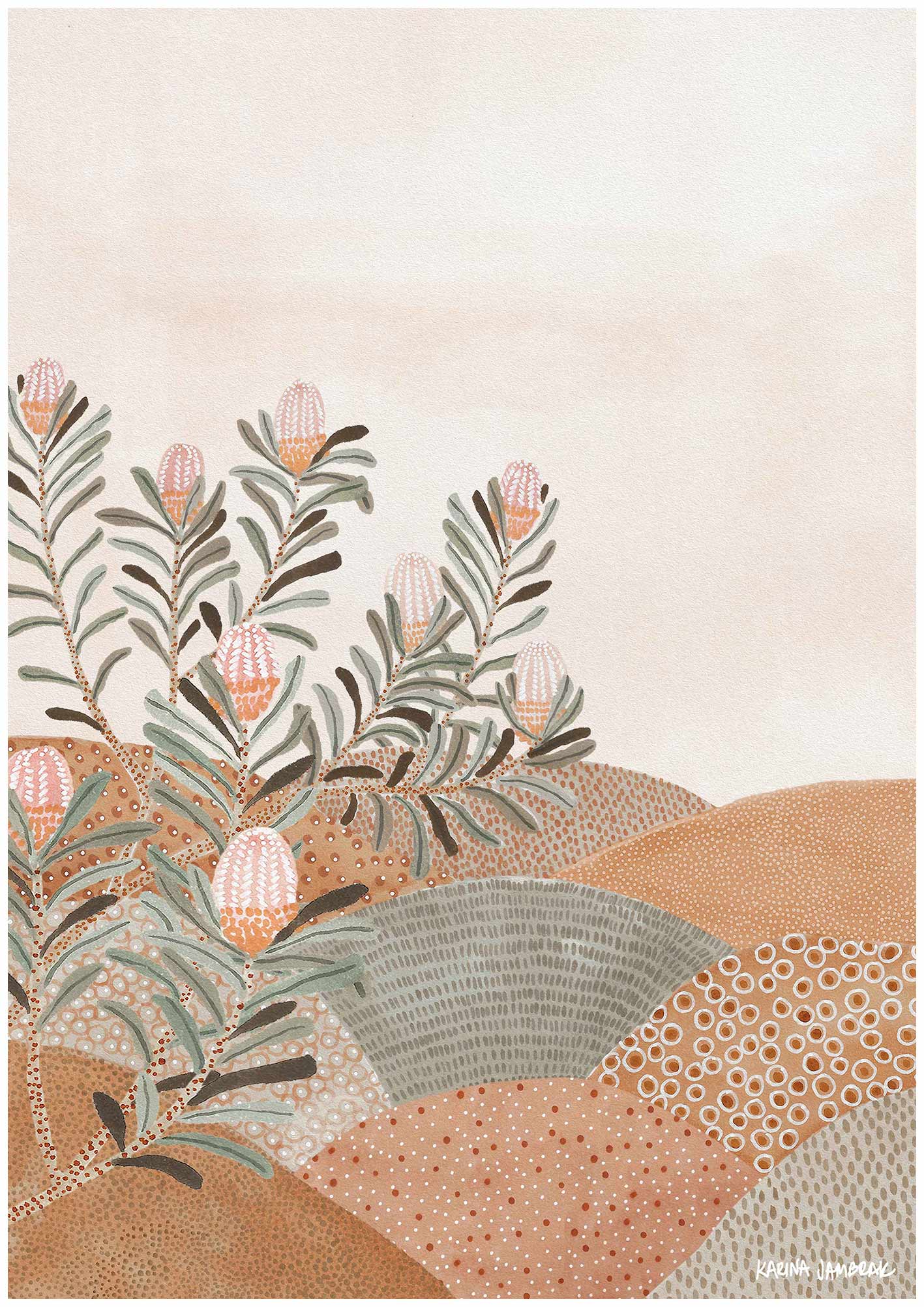 Banksia Vista Fine Art Print