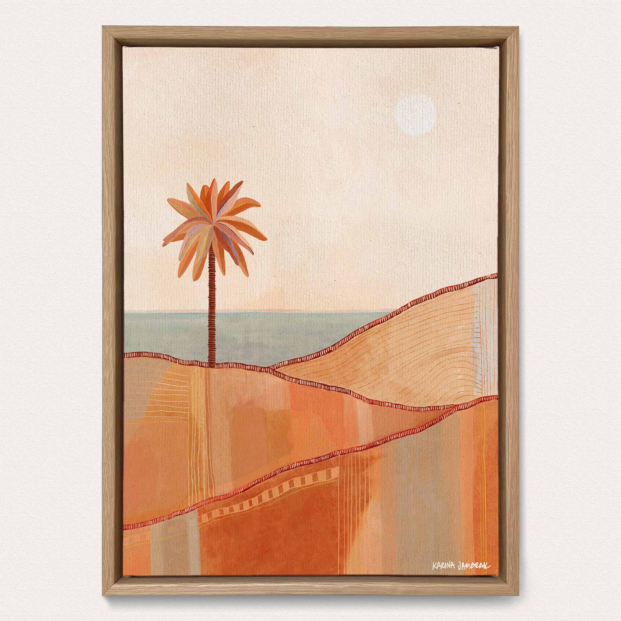 Moonlit Mountains Fine Art Print