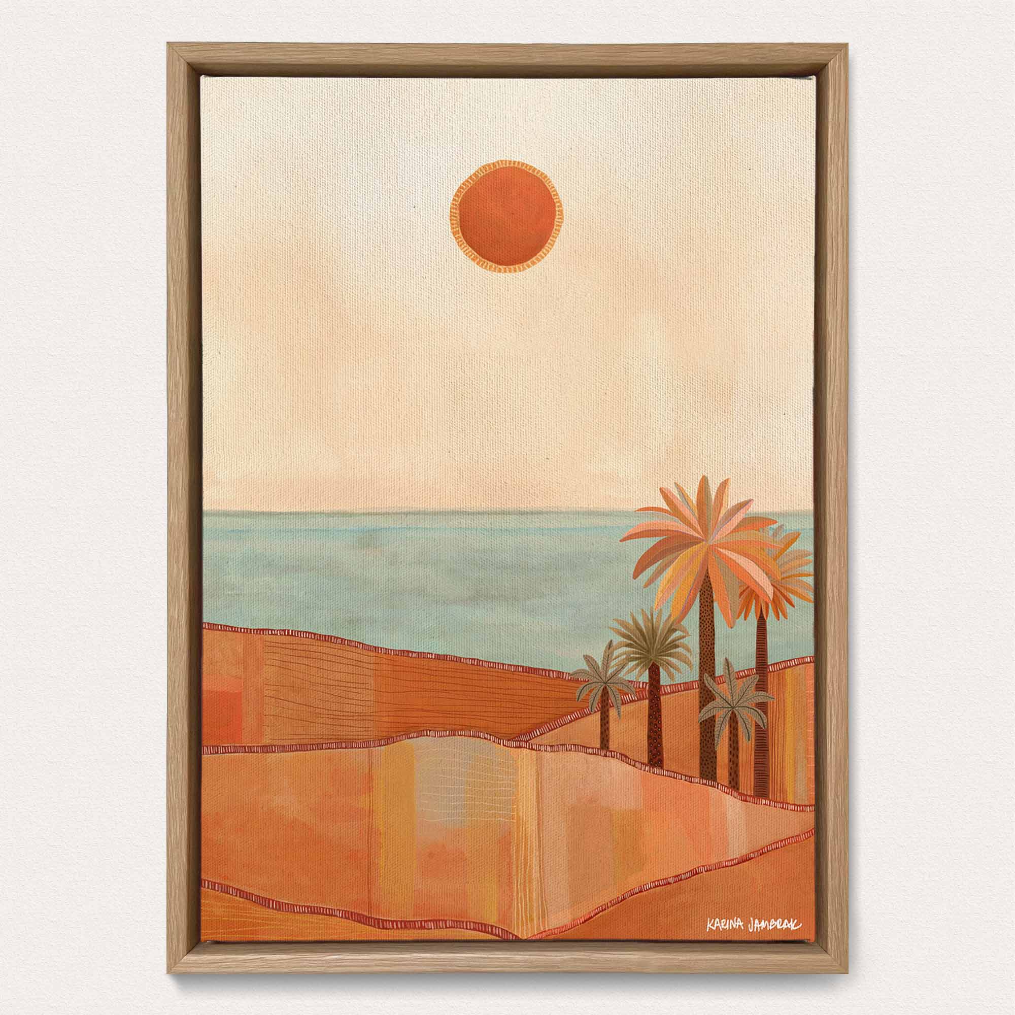 Red Sun Sky Fine Art Print