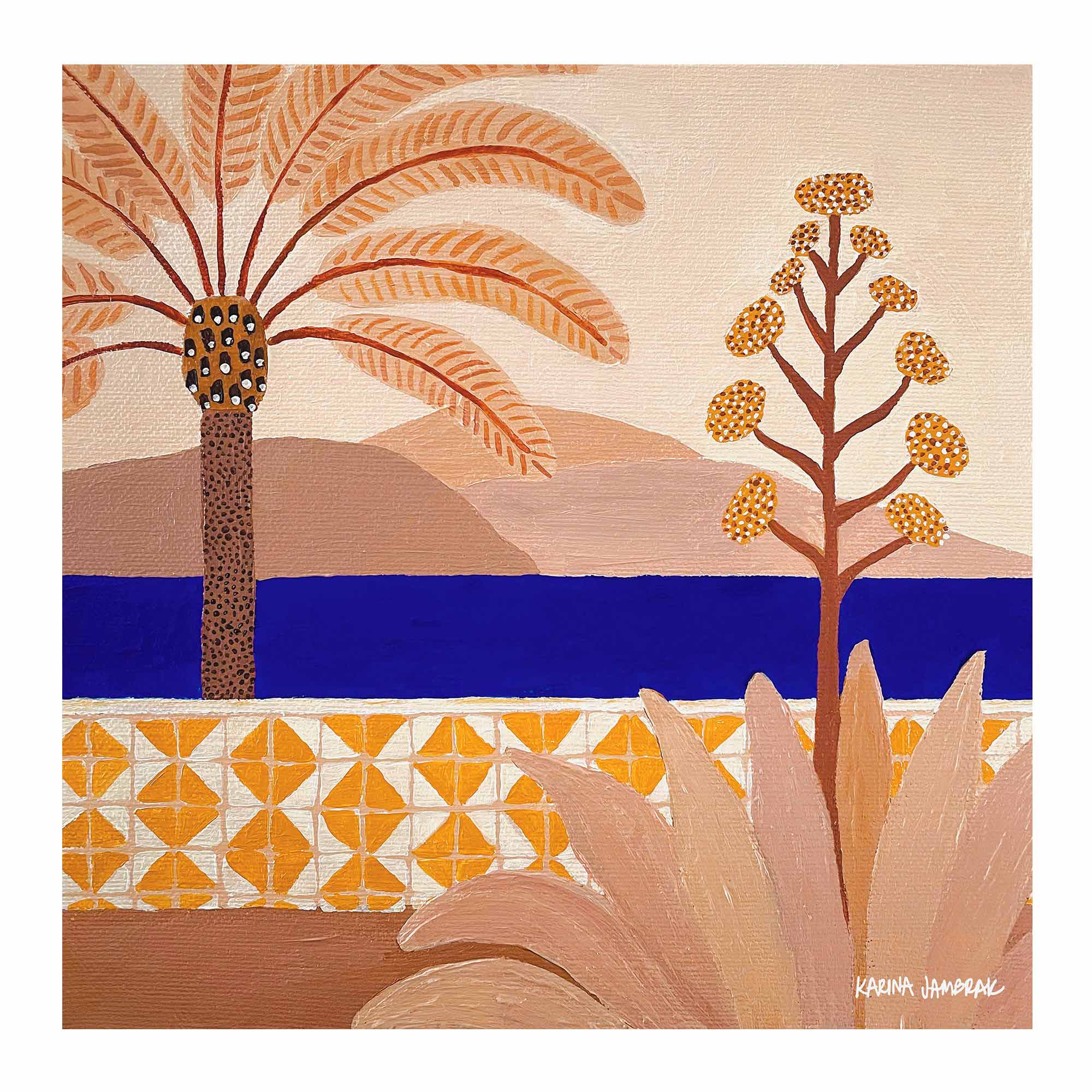 La Plage Fine Art Print