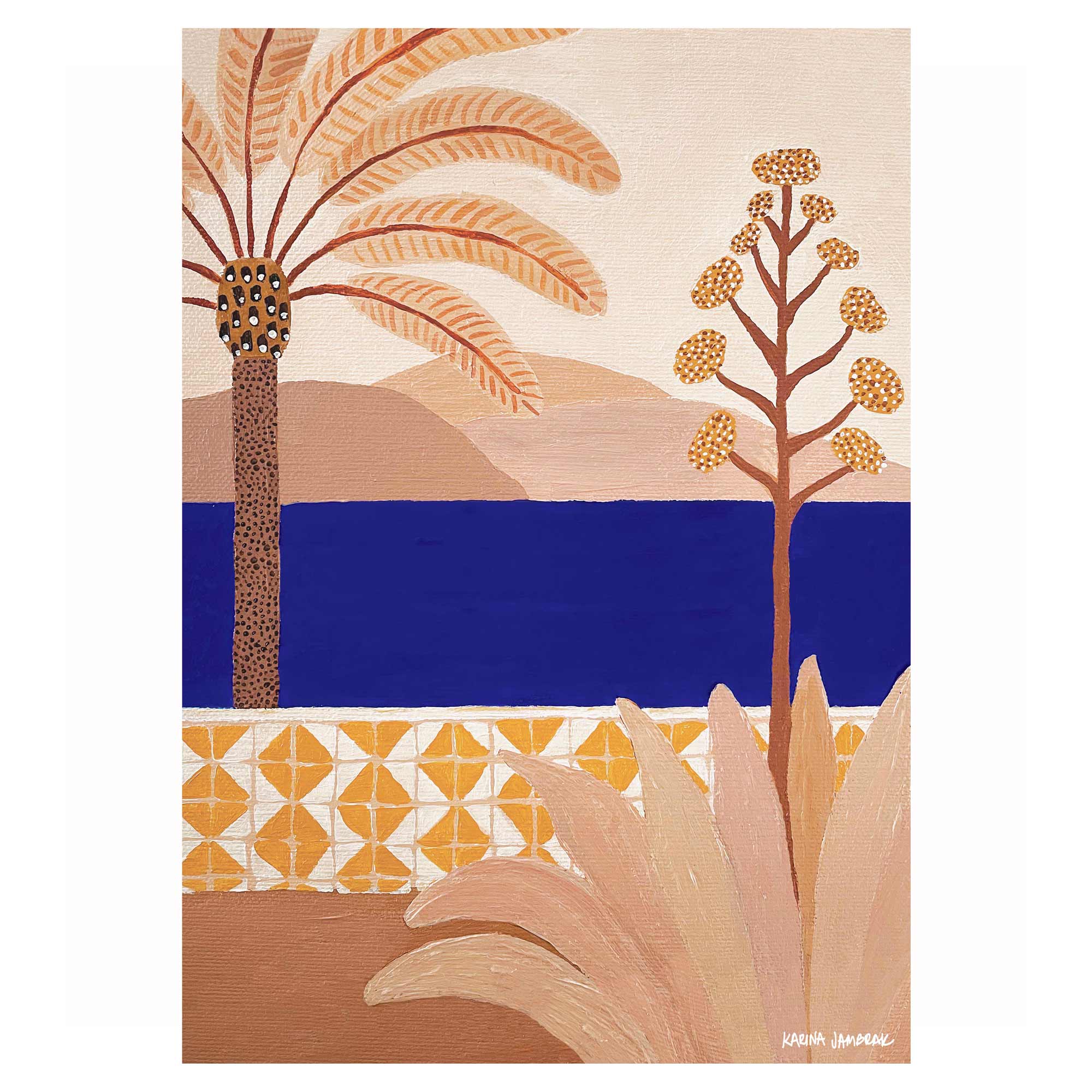 La Plage Fine Art Print