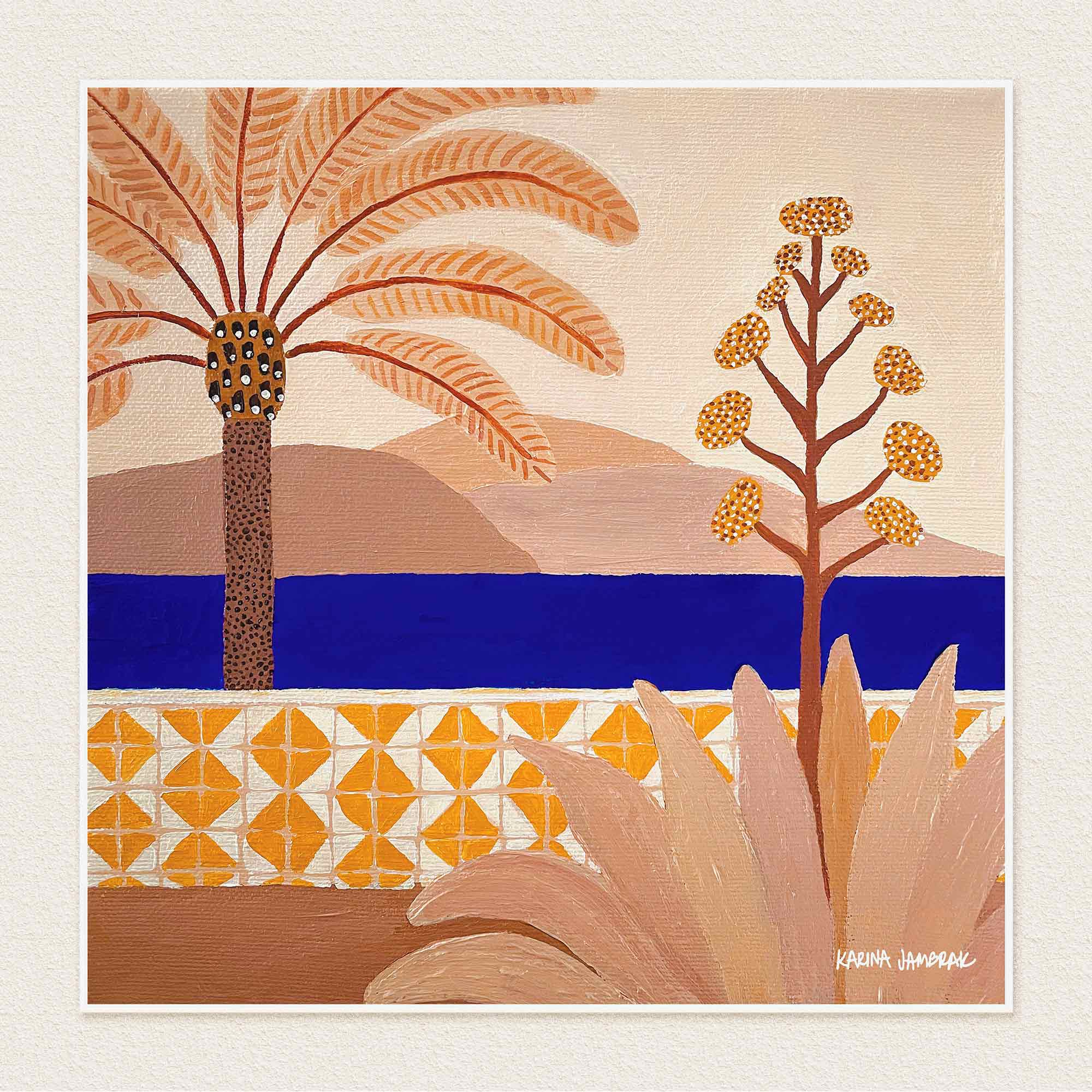 La Plage Fine Art Print