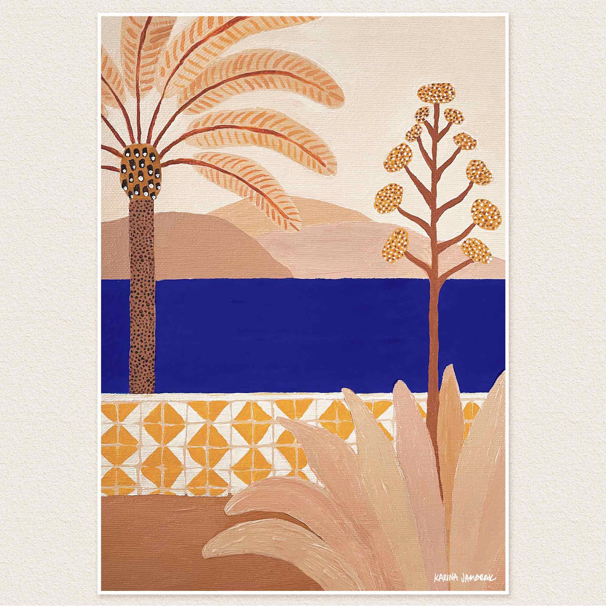 La Plage Fine Art Print