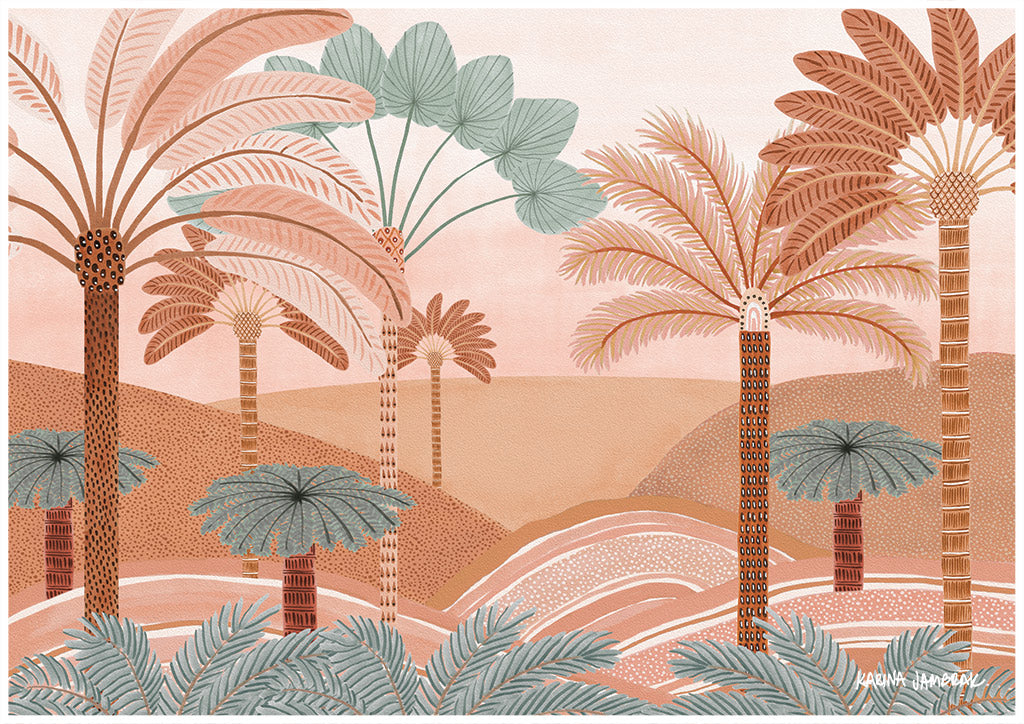 Glistening Lands Fine Art Print