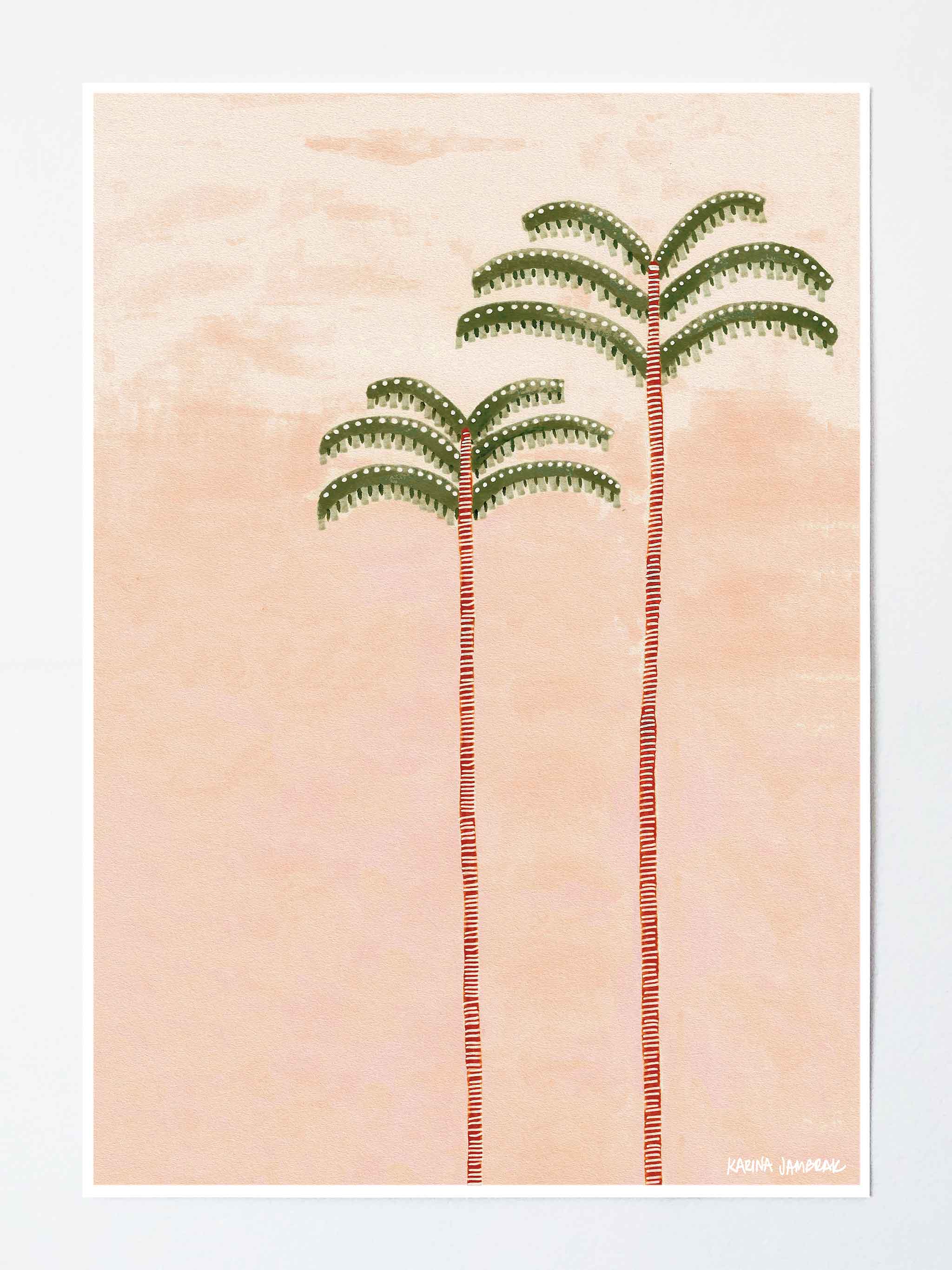 Desert Palms Fine Art Print