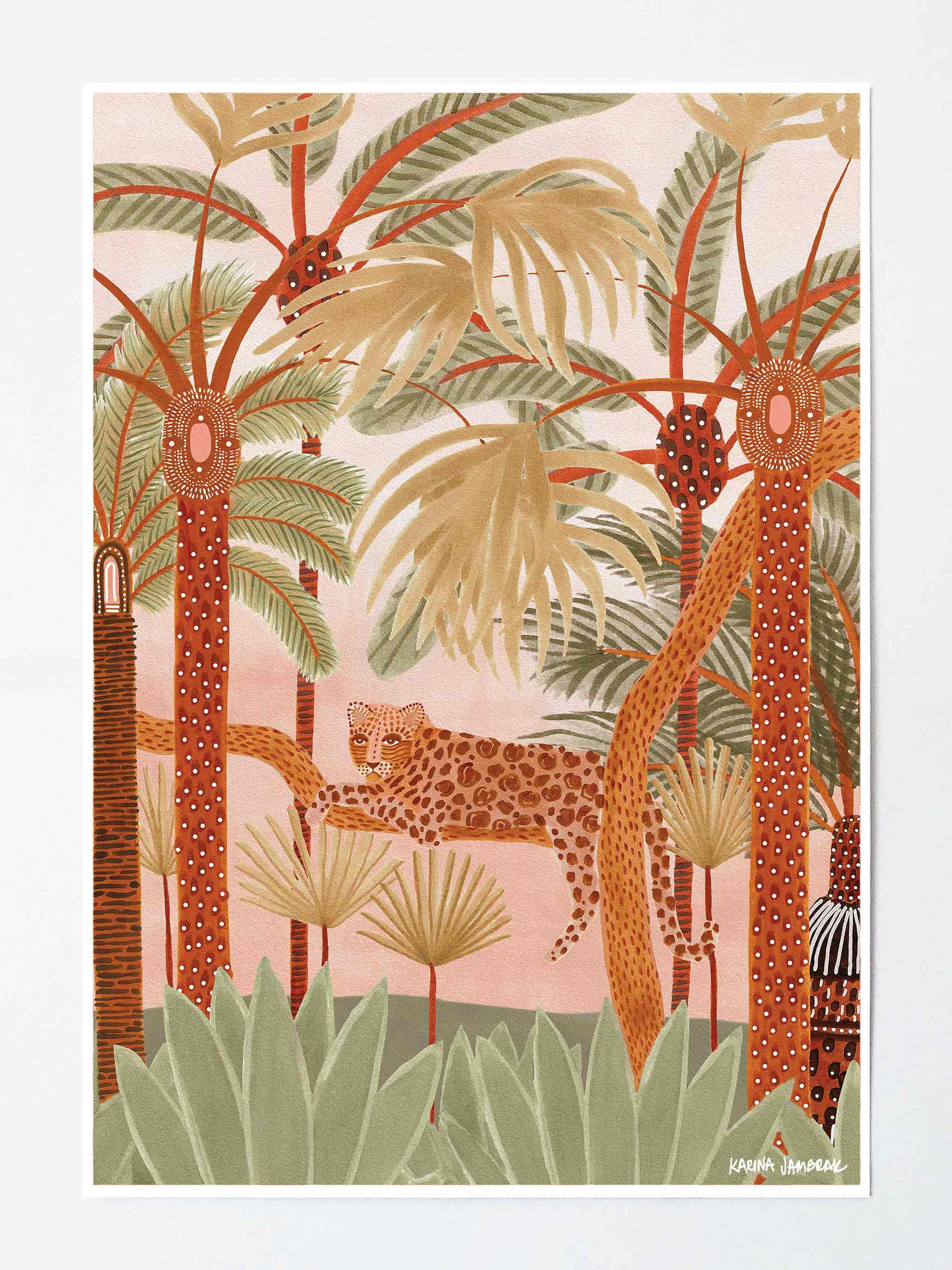 Lilah The Leopard Fine Art Print