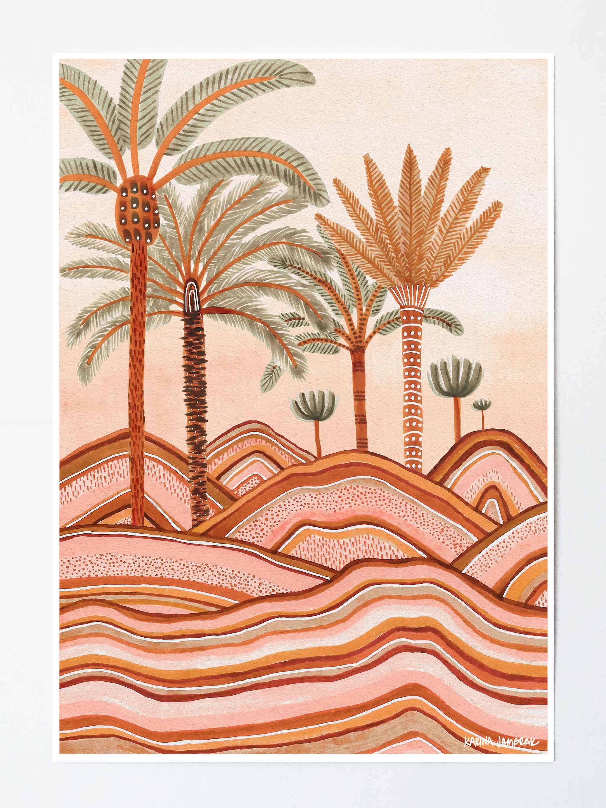 Dusty Plains Fine Art Print